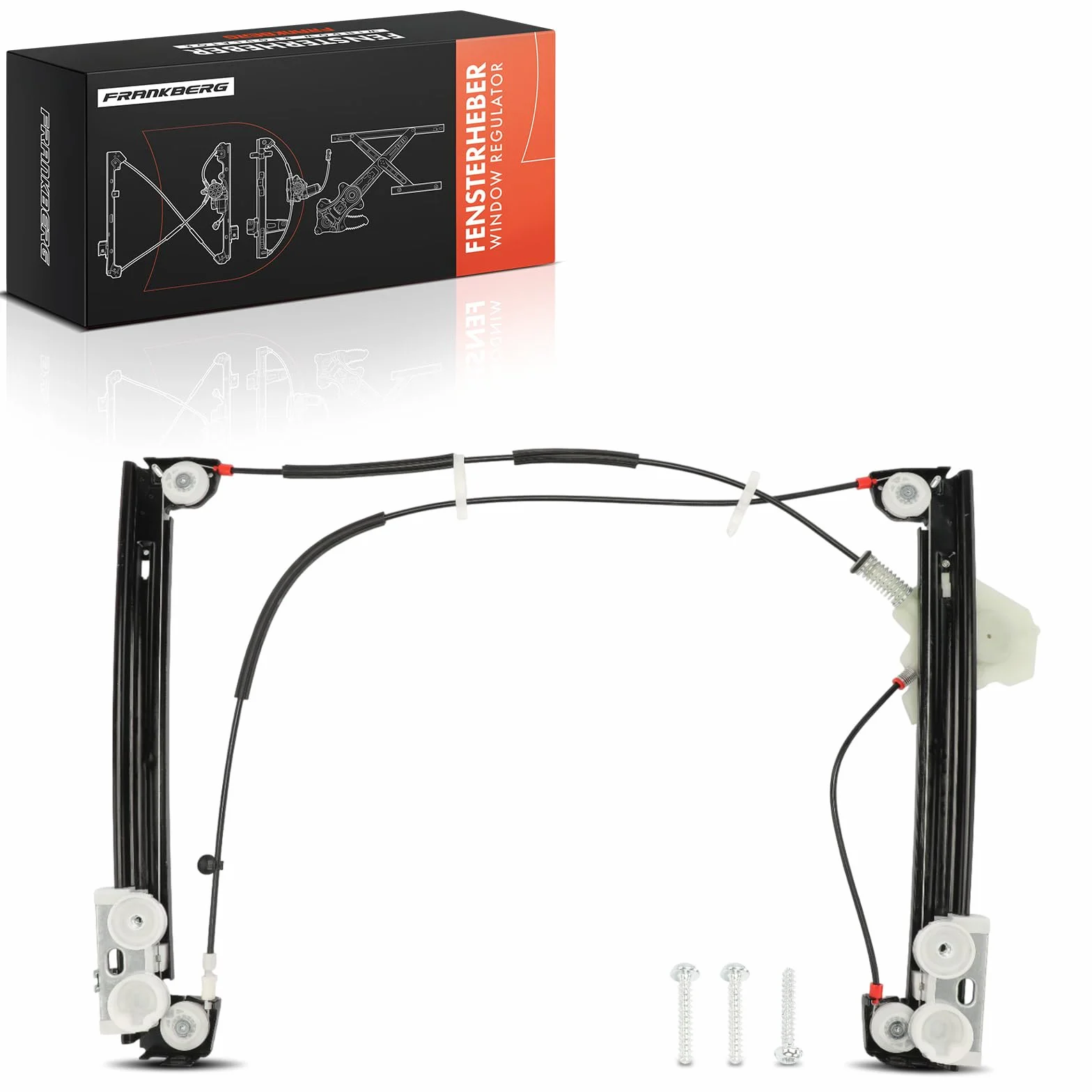 Frankberg Alzacristallo Meccanismo alzacristallo Elettrico senza Motore Anteriore destro senza piastra 2/3 porte 2-Porte Compatibile con M.i.n.i R50 R53 Replace# 51337039452