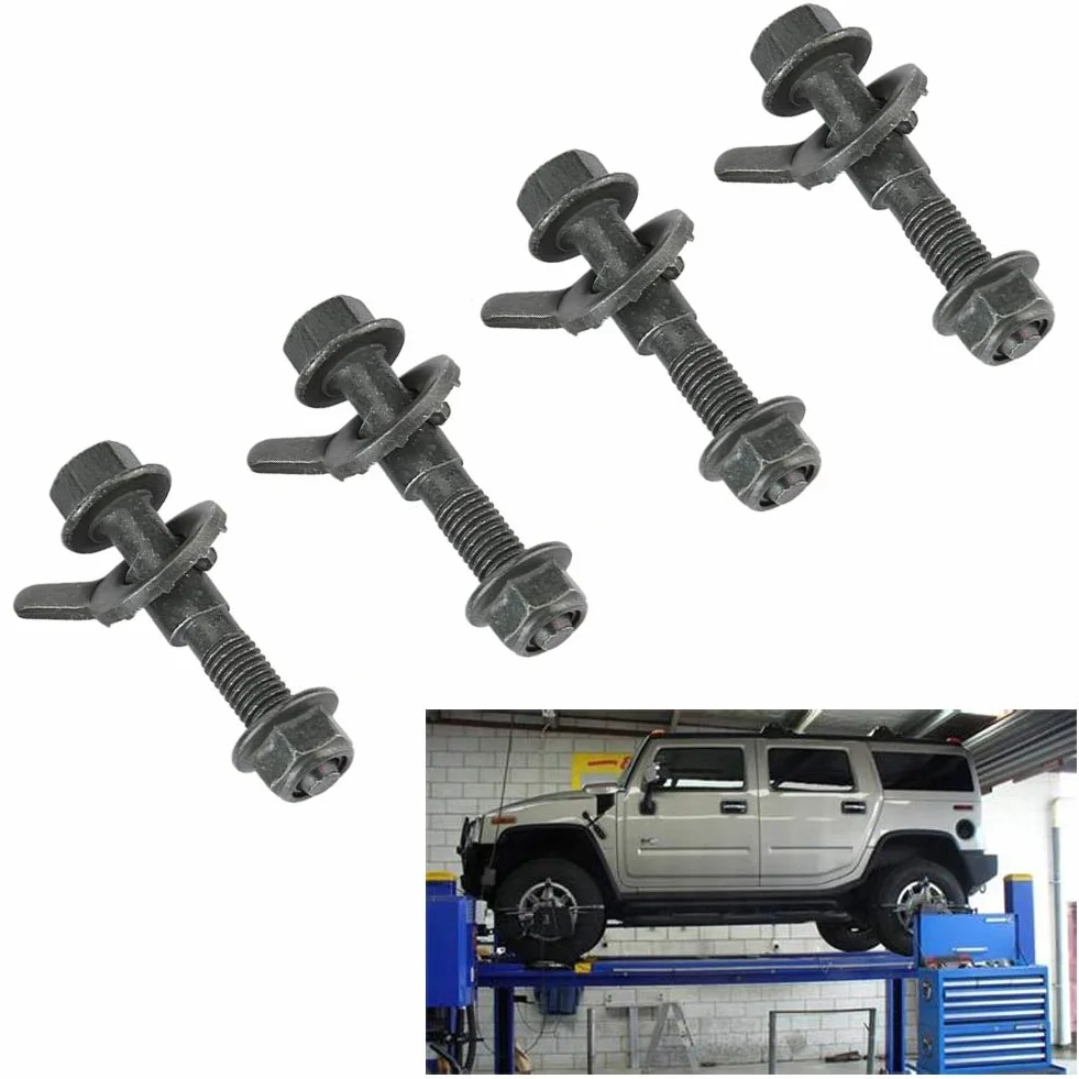 Bullone a Camma 12mm Veicoli Acciaio Kit Camber Regolabile 5 Pezzi