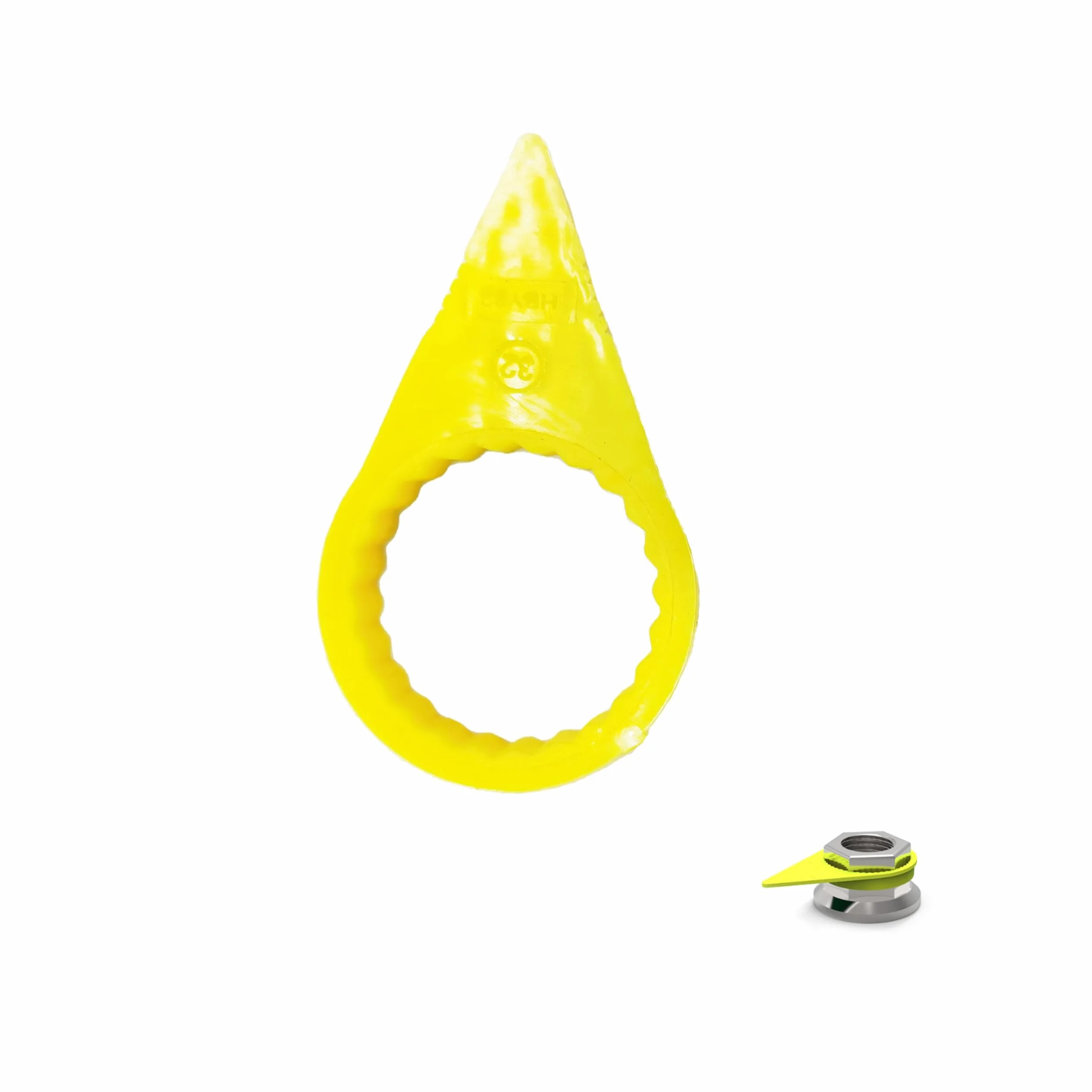 200 Pezzi Checkpoint Indicatori di Dado Allentato per Ruote per Dadi da 19mm, 32mm, 33mm, 41mm Indicatore di Controllo Ruote ad Alta Visibilità Giallo (32 mm)