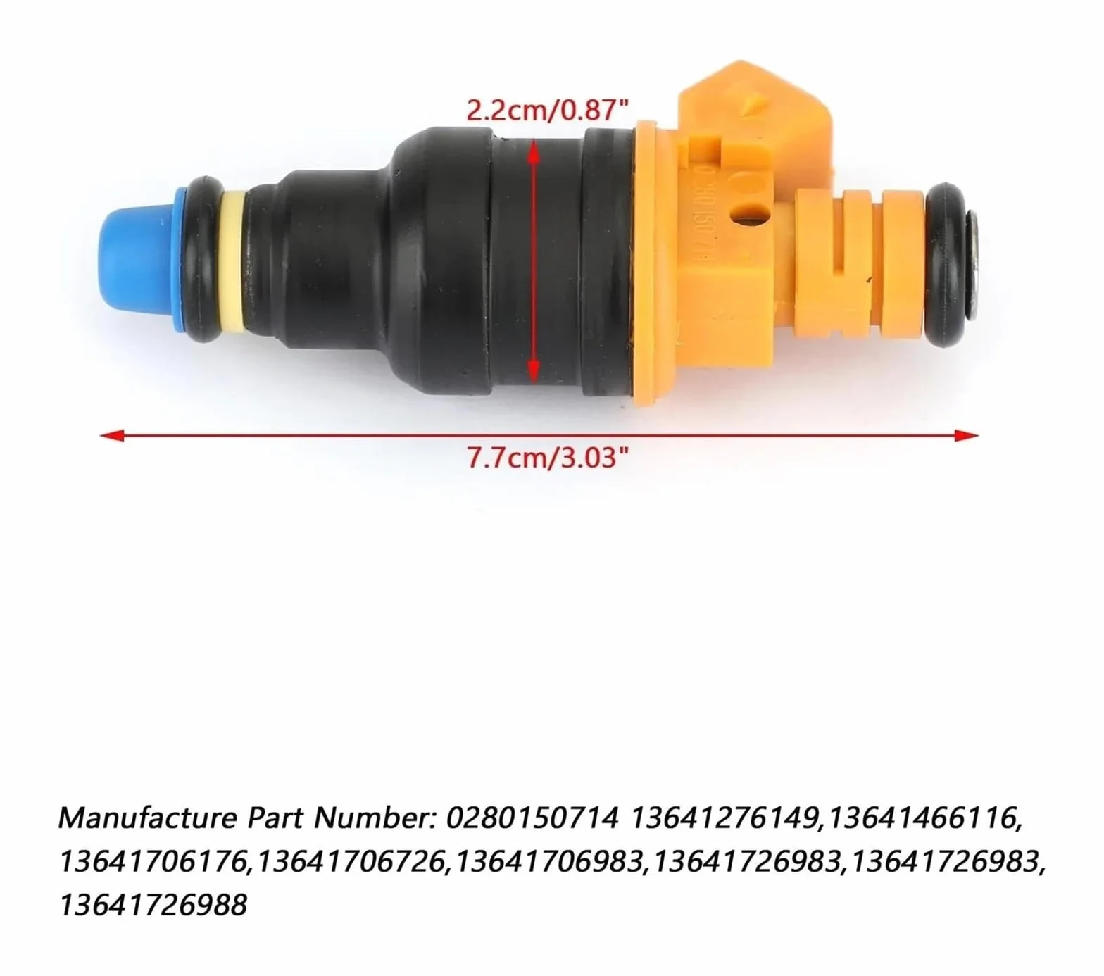 Iniettore Carburante B&MW 535 635CSI 735 L6 L7 1985-1992 0280150714 6 Pezzi