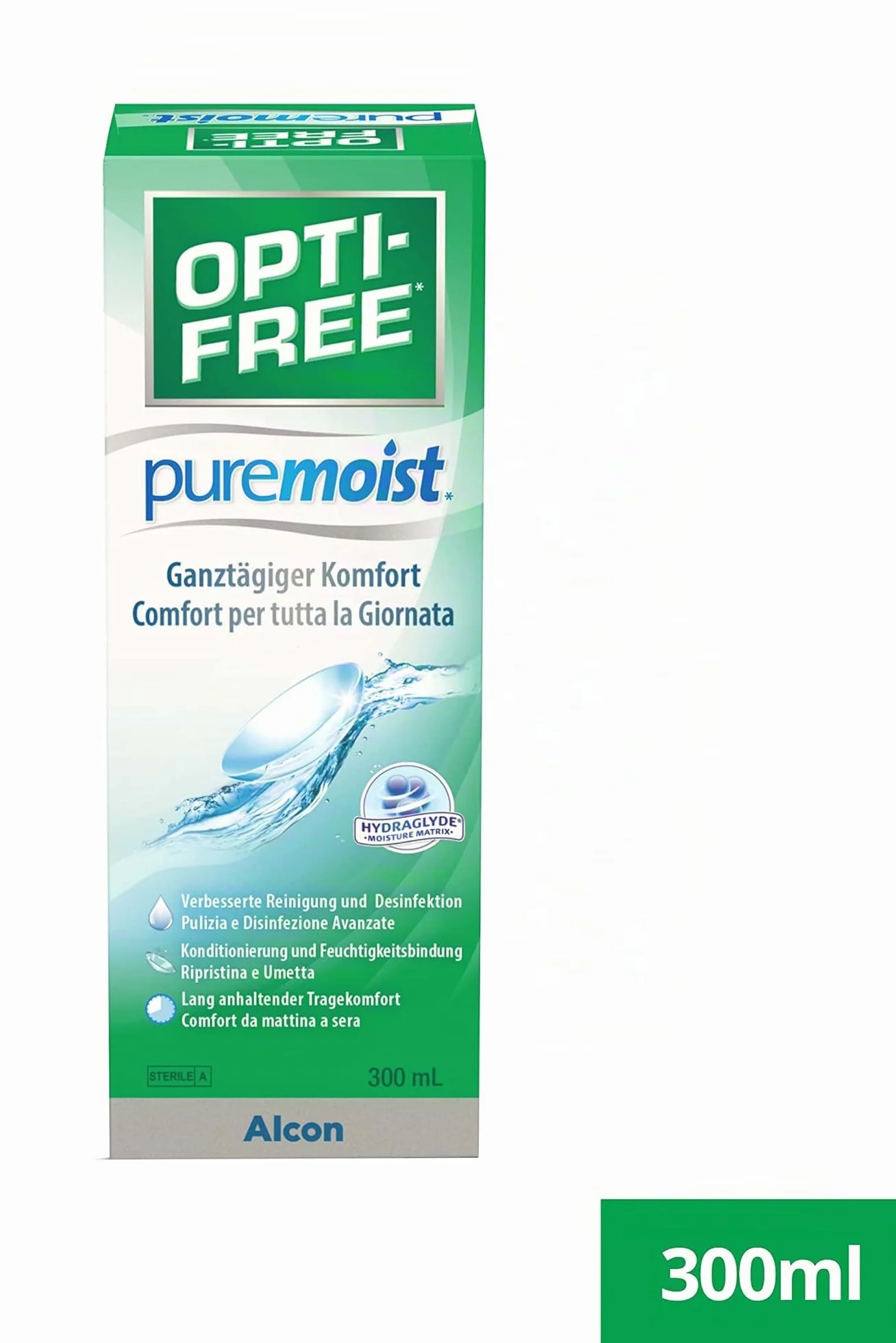 OPTI-FREE Puremoist Soluzione Per Lenti A Contatto, 300 ml
