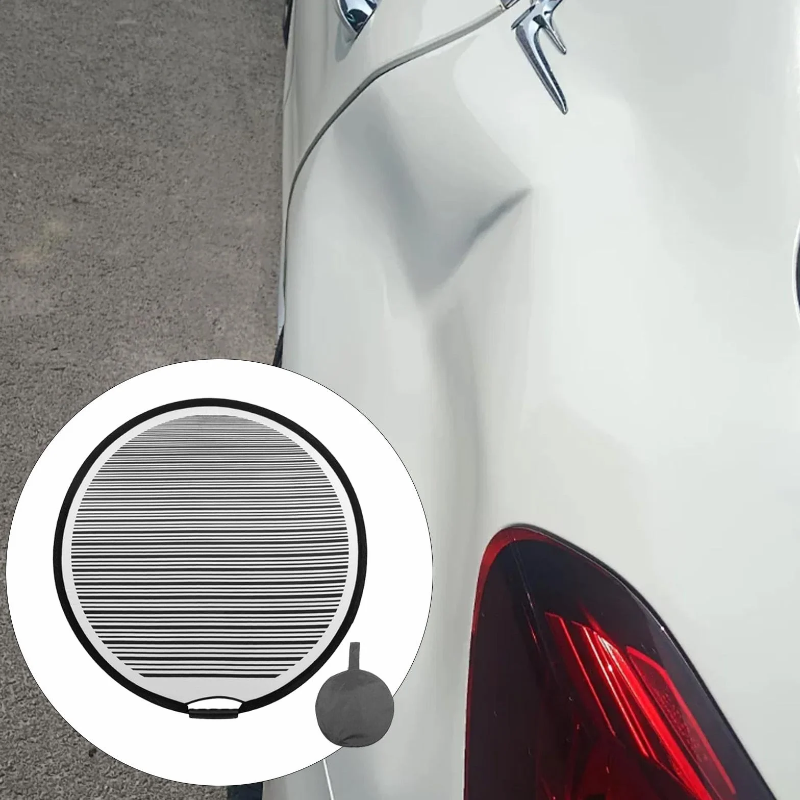 Piastra Riflettente per Riparazione Auto, Strumento Compatto per La Rimozione E Il Rilevamento, 70 centimetri