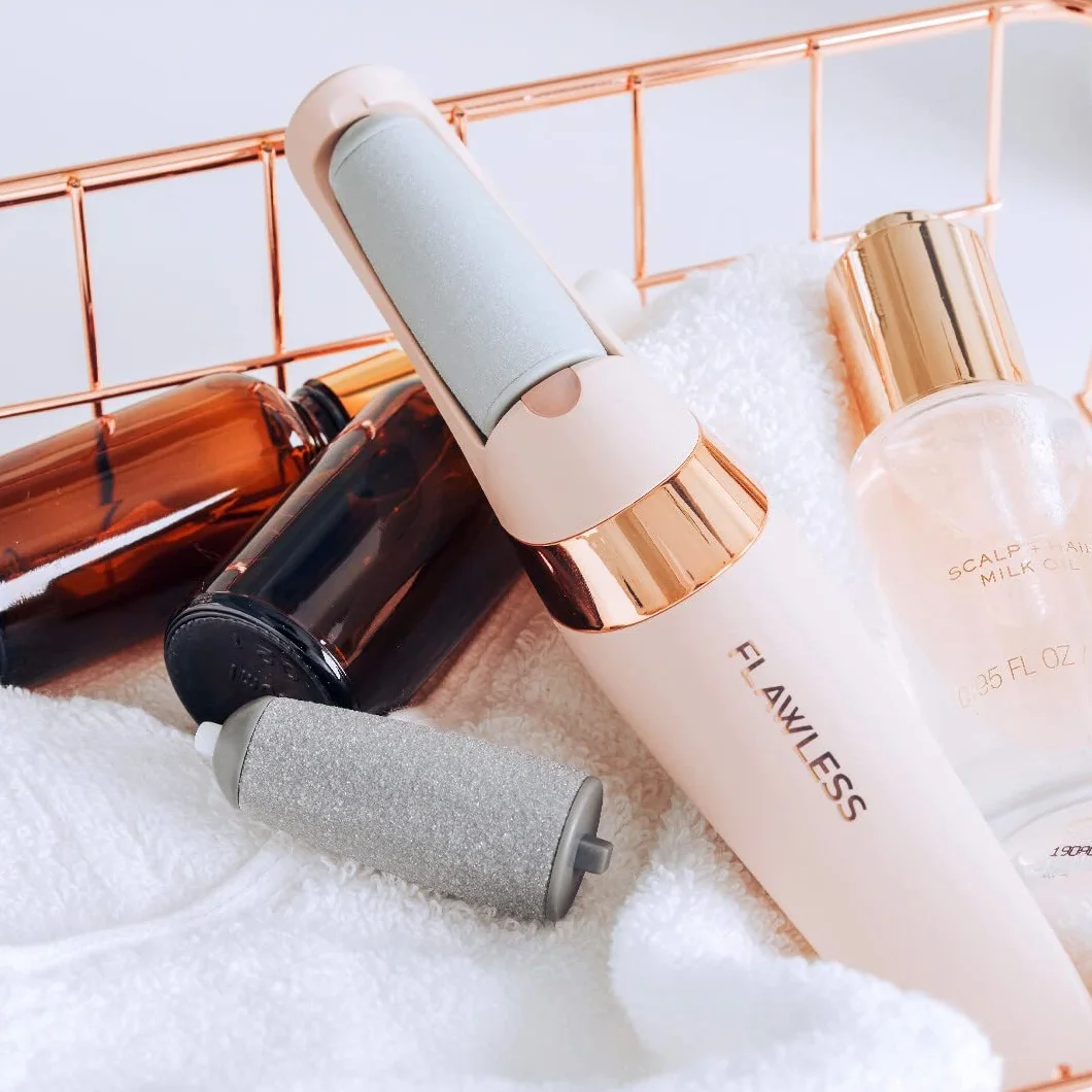 Finishing Touch Flawless Pedi Testine di Ricambio per Pedicure Elettrico Set da 3 Pezzi