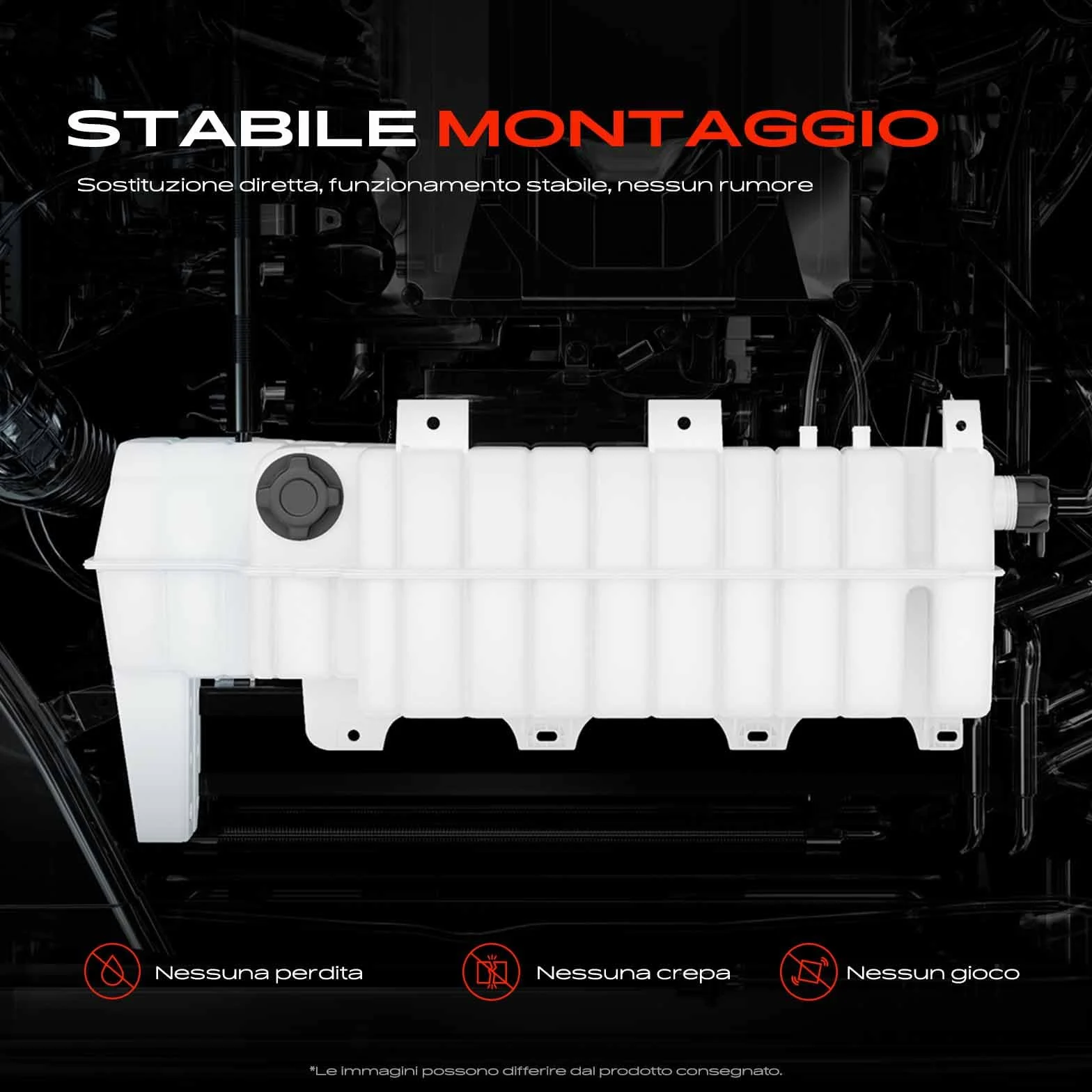 Frankberg Serbatoio di Espansione Refrigerante Intestazione Compatibile con Serie 3 Touring E46 2.0L Serie 3 E46 1.9L Serie 3 E46 2.0L Serie 3 Touring E46 1.9L X5 E53 3.0L Replace# 17137787040