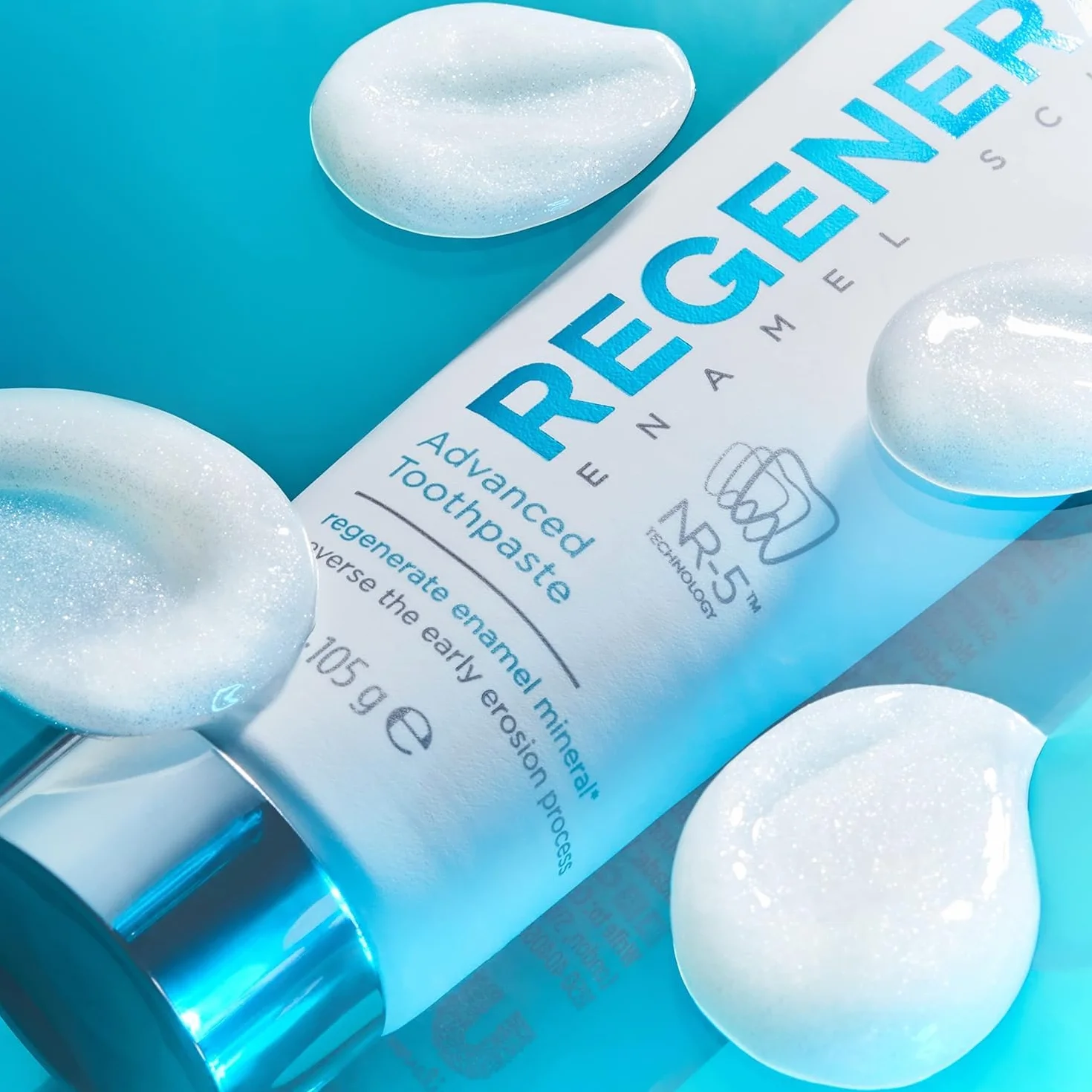 Regenerate Dentifricio Avanzato 75 ml, Rigenerazione Smalto Dentale, Antierosione, Protezione Denti, NR-5, Gusto Menta