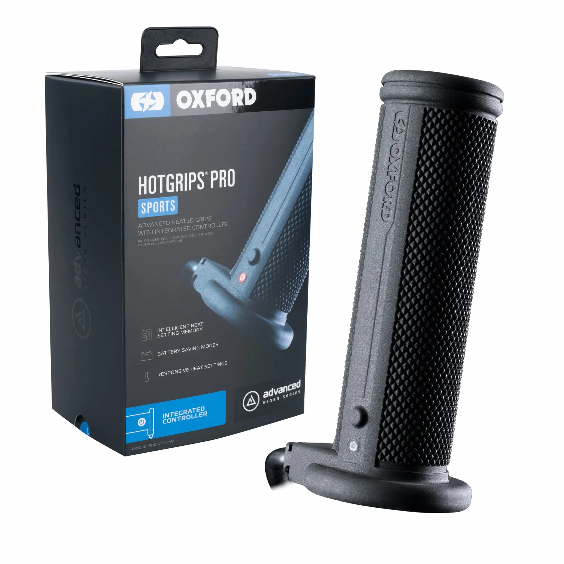 Oxford HotGrips Pro Sports EL392 - Manopole riscaldate per moto