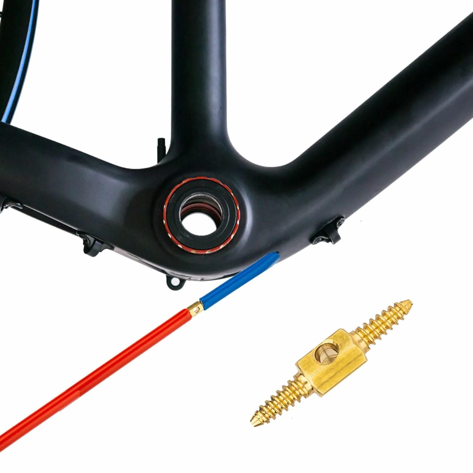 Biciclette Cavo Routing Strumento Rame Connettore Filettatore Freno 2/4 pz