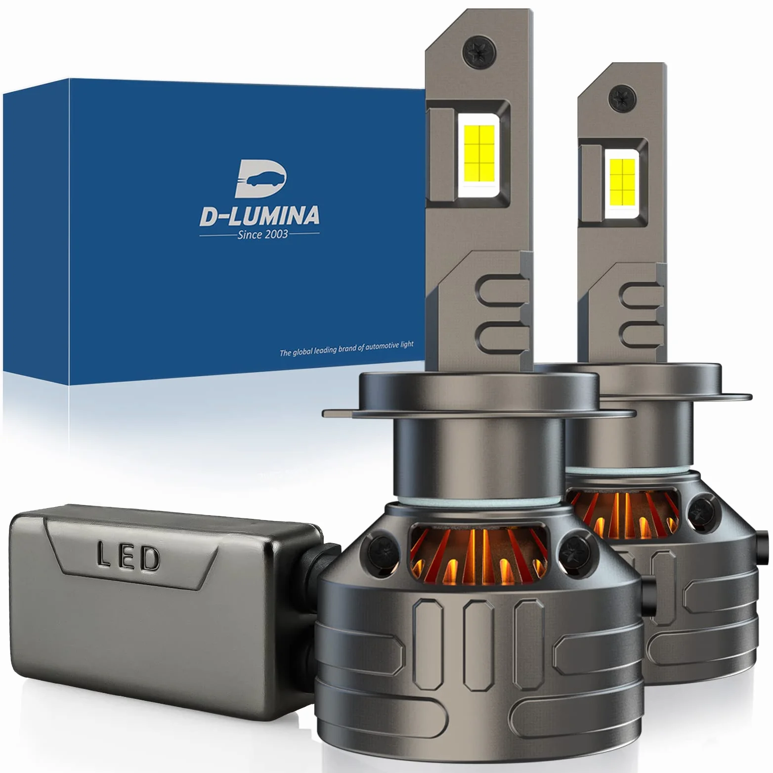Lampadina H7 LED Canbus 160W 30000LM CPS 6500K 2 Pezzi