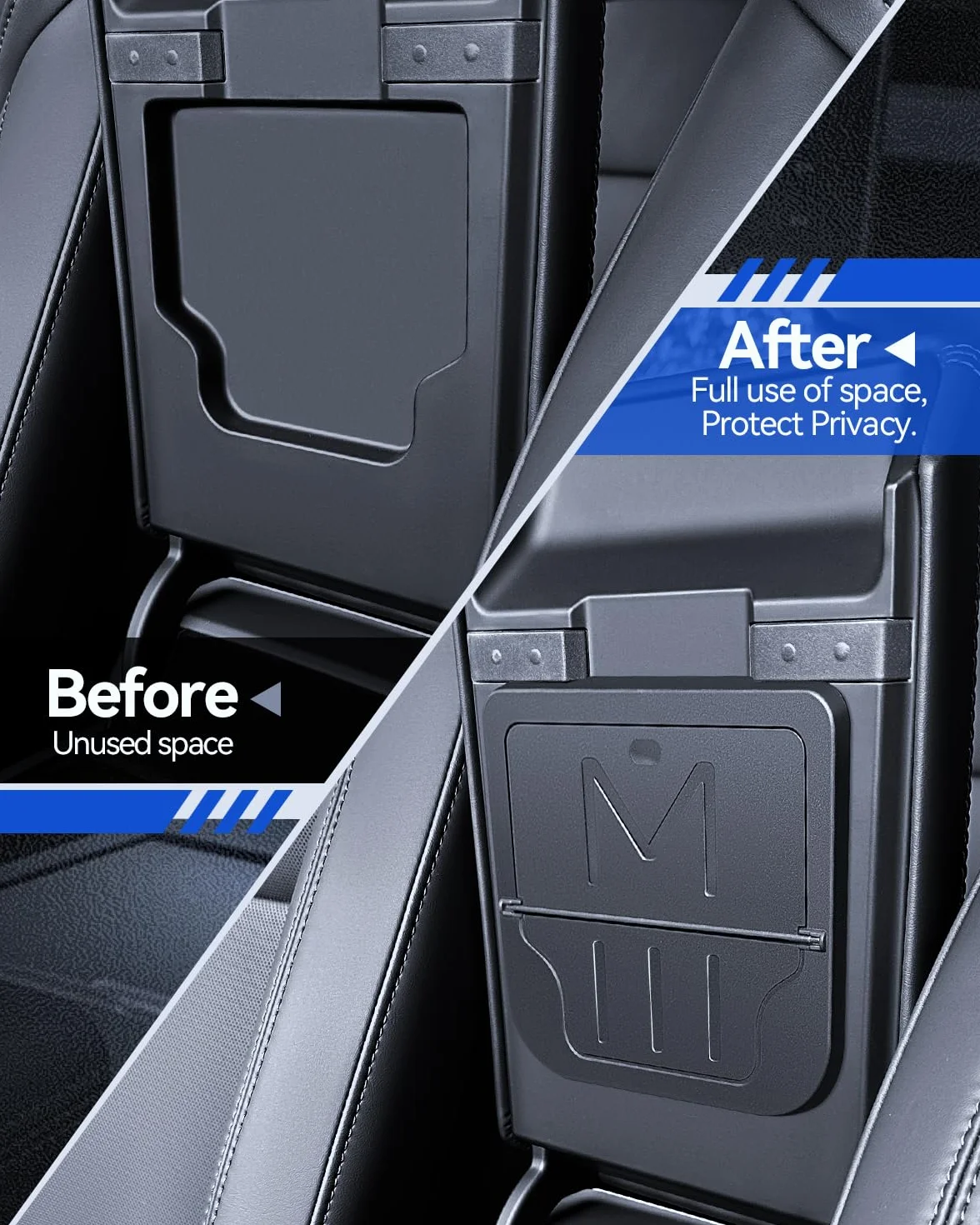 4 pezzi accessori per Tesla Model 3 2024 organizer per console centrale, vassoio organizer in silicone, contenitore per bracciolo e scatola nascosta Tesla Model 3 2024 Highland