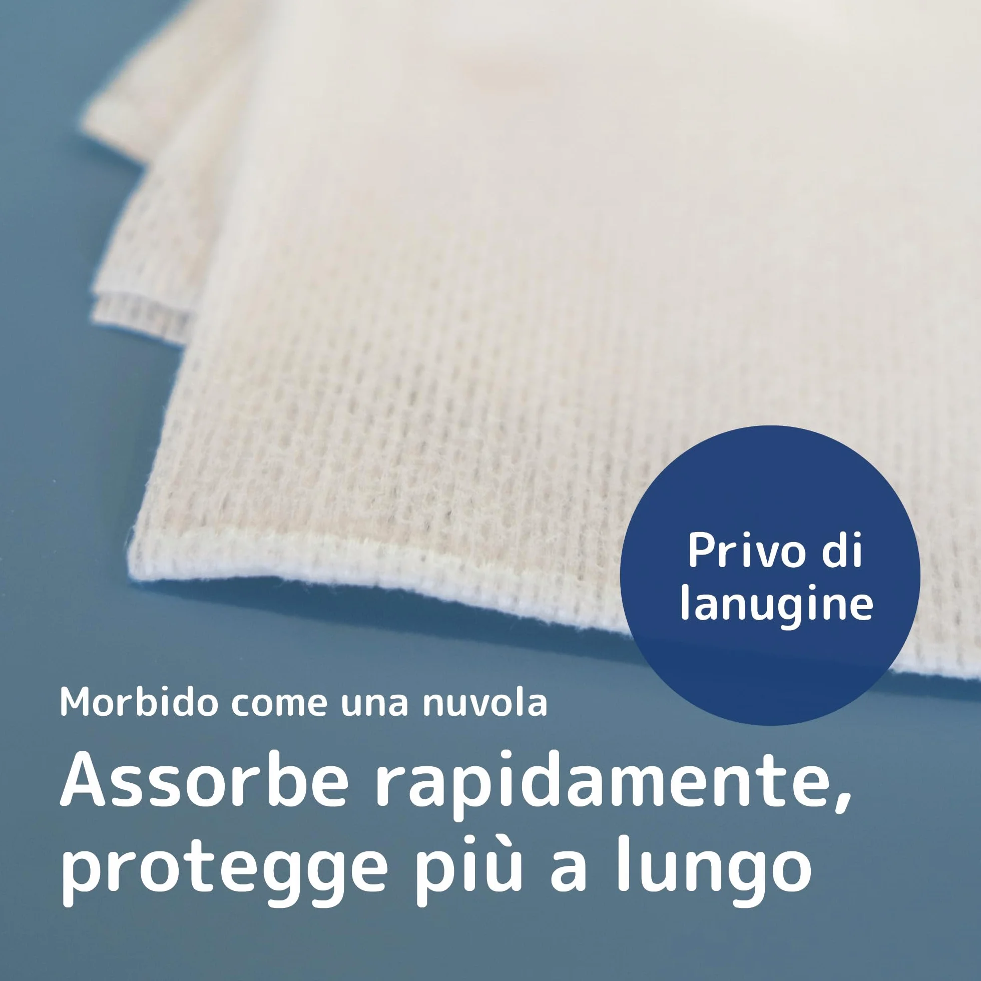 ABENA comprime 125 pezzi medicazioni sterili in tessuto non tessuto 4 strati 7,5 x 7,5 cm