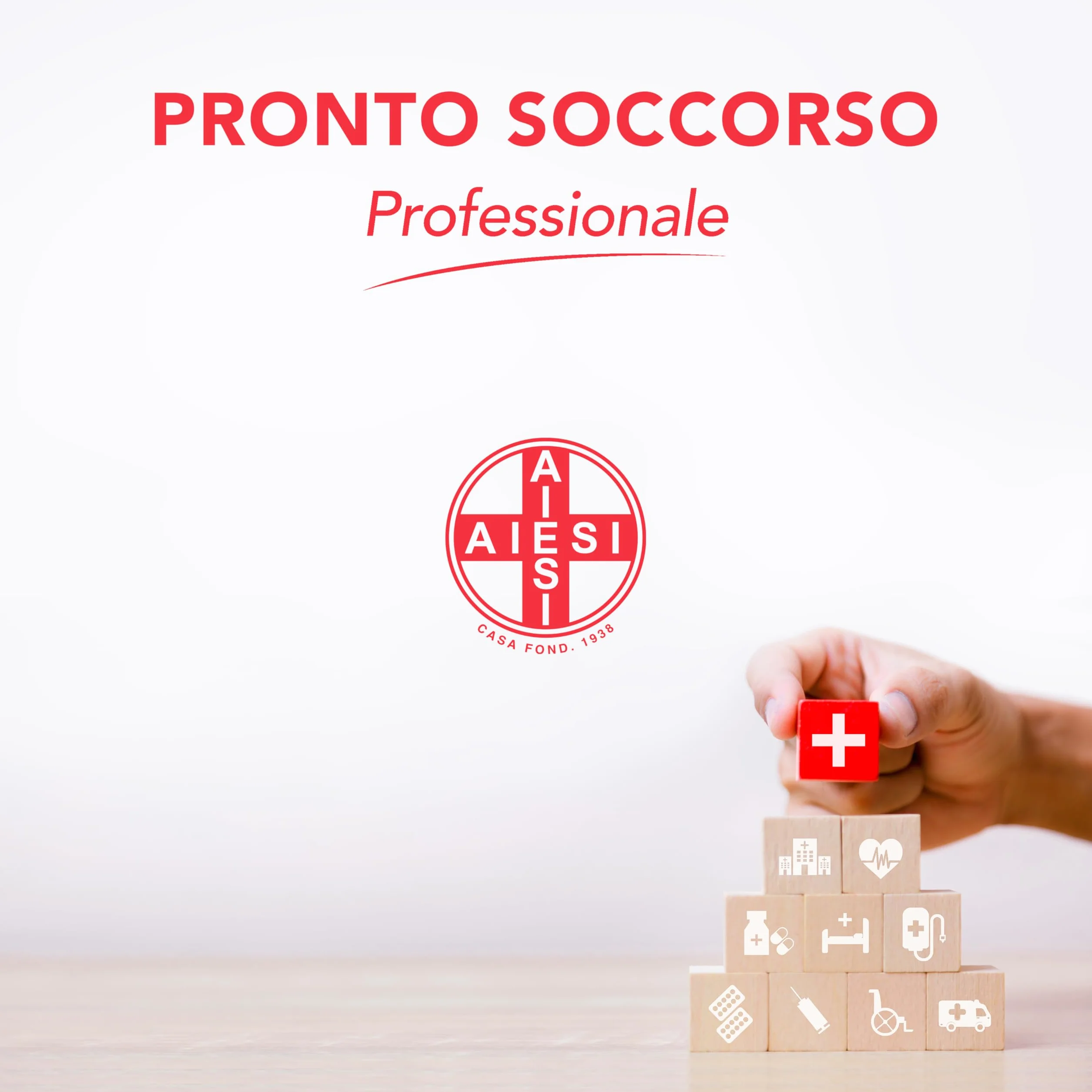 AIESI Cassetta medica di pronto soccorso Borsa DM388 DL81 Made in Italy