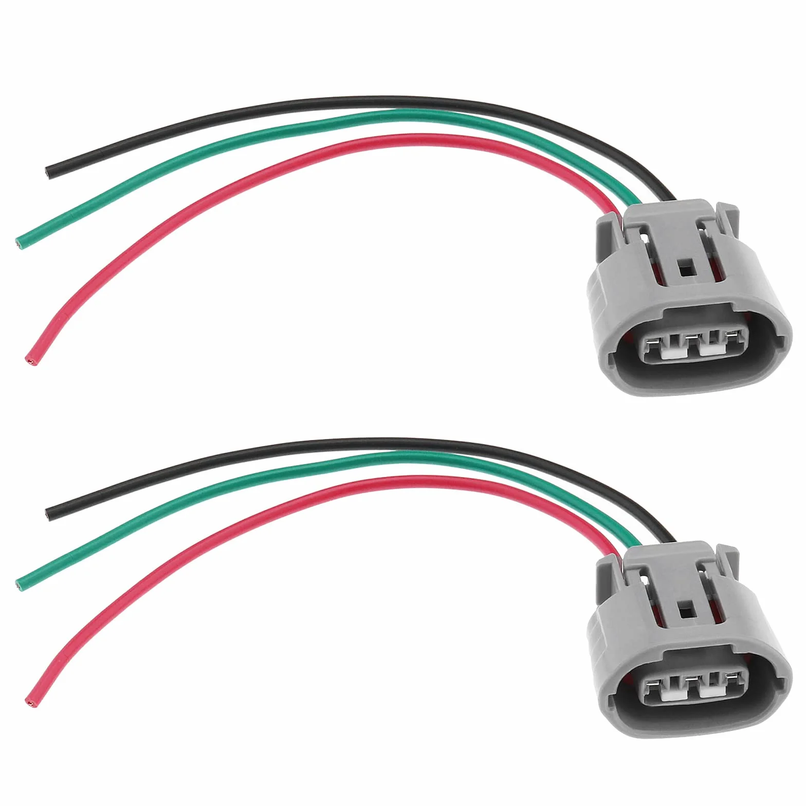 2 x 3 pin alternatore spina connettore cablaggio sostituzione 6189-0443 compatibile con Toyota compatibile con connettore alternatore Lexus spina a 3 pin precablata