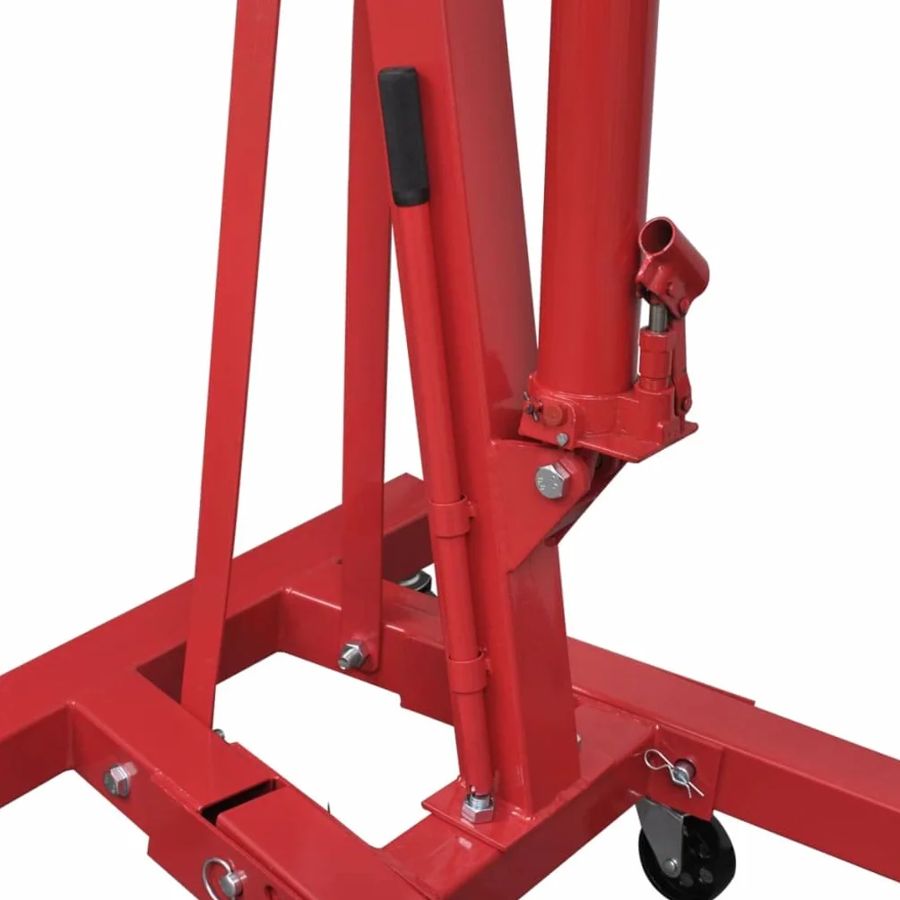 vidaXL Gru Idraulica Pieghevole Officina 2 TON 88,2 kg Sollevatore Martinetto