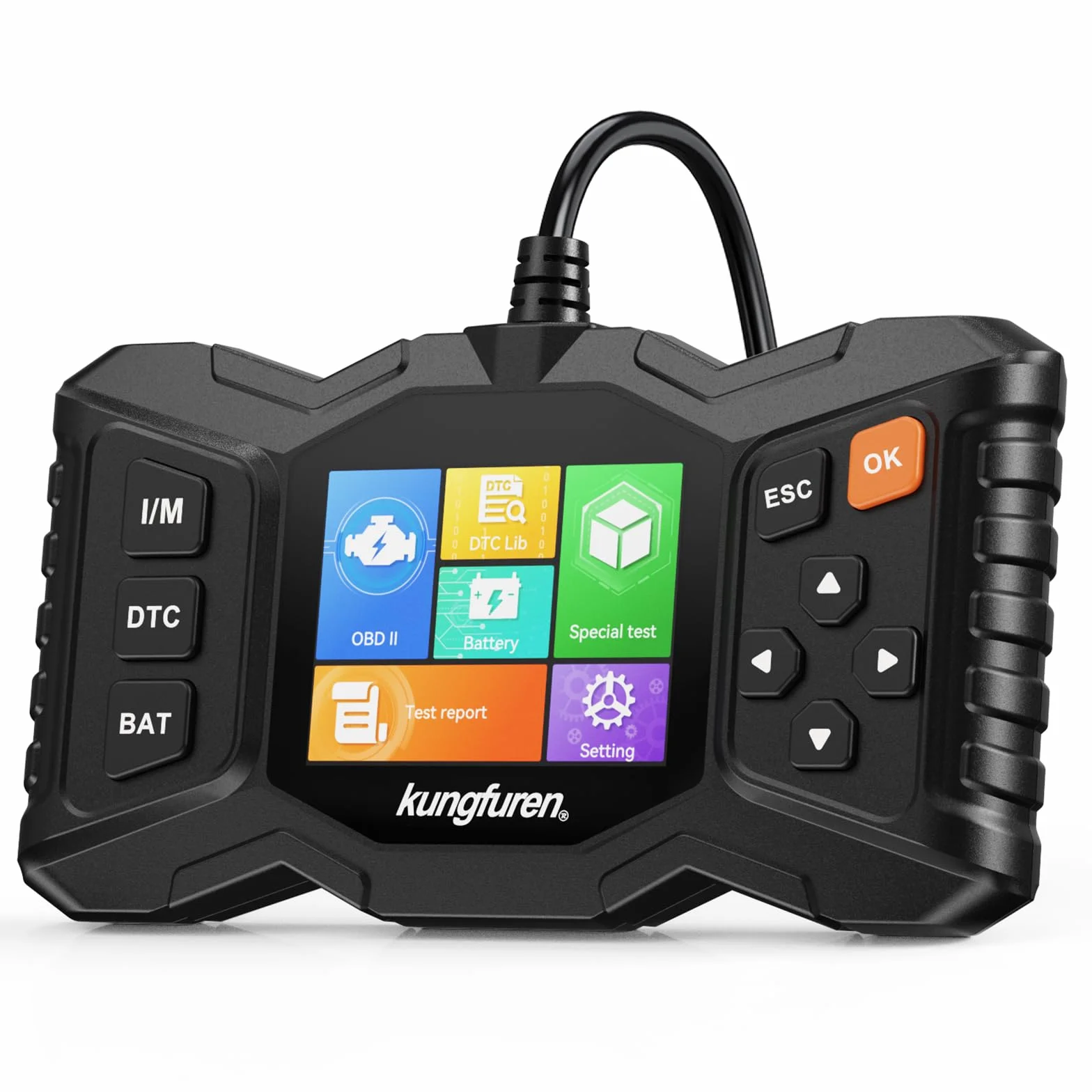 OBD2 Diagnosi Auto Diagnostica Scanner Multimarca Audi BMW Ford VW - Professionale Lettore Codici Errori Motore con Test Batteria