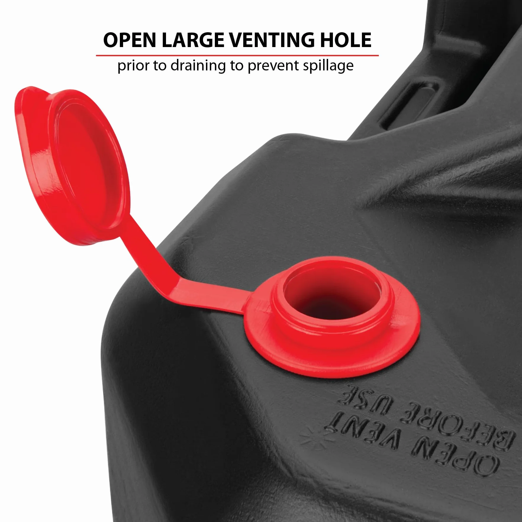 PERFORMANCE TOOL W4076 Contenitore di Scarico dell'olio da 16 Litri, pozzo di Scarico Profondo, Maniglie Integrate, guarnizioni in Gomma di Tenuta, Nero