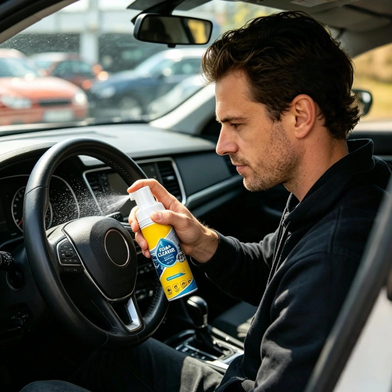 150ml Multi-purpose Foam Cleaner 4-In-1 Pulitore A Schiuma Per Interni Auto