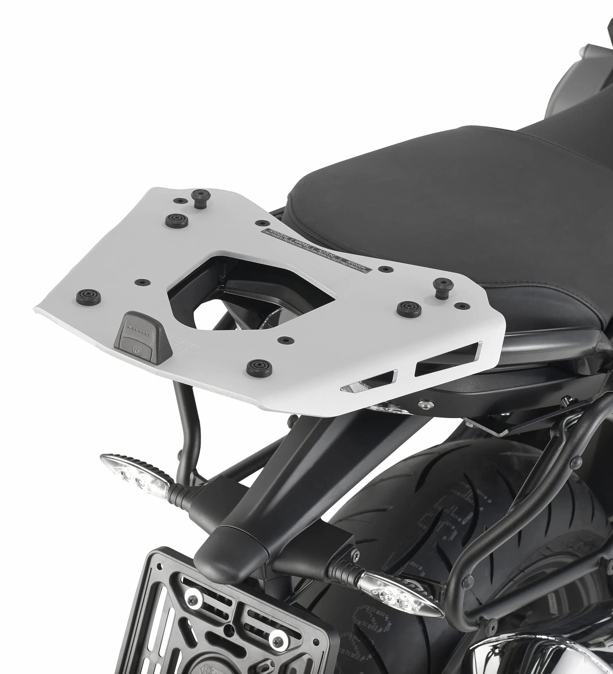 Topcase SRA5117 - Piastra di supporto in alluminio per valigetta monokey