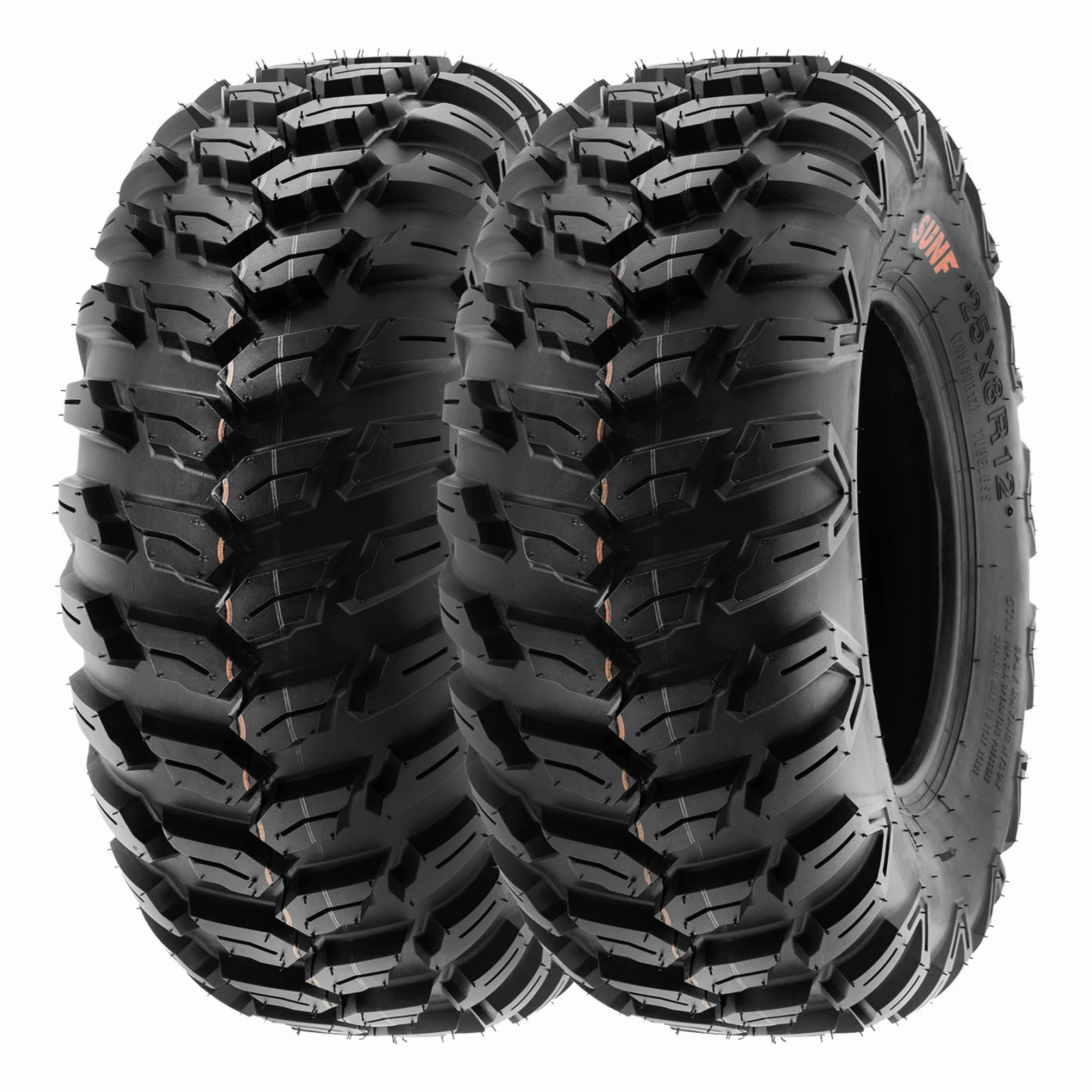 SunF A043 26x9-14 & 26x11-14 Sport-Performance XC ATV UTV Quad pneumatici radiali fuoristrada 6PR TL E4 Mark, set di 4 pezzi