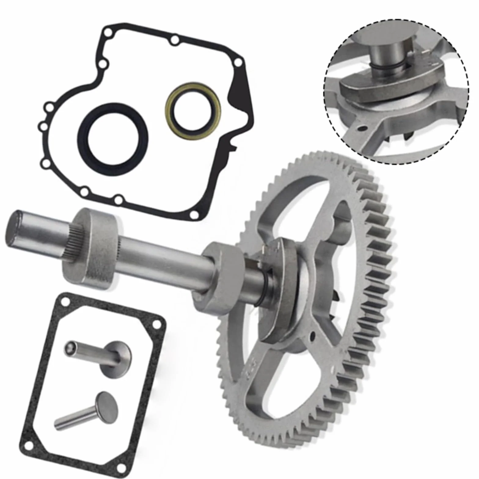 Kit albero a camme 7 pezzi per riparazione motore tosaerba compatibile 793880 84005207