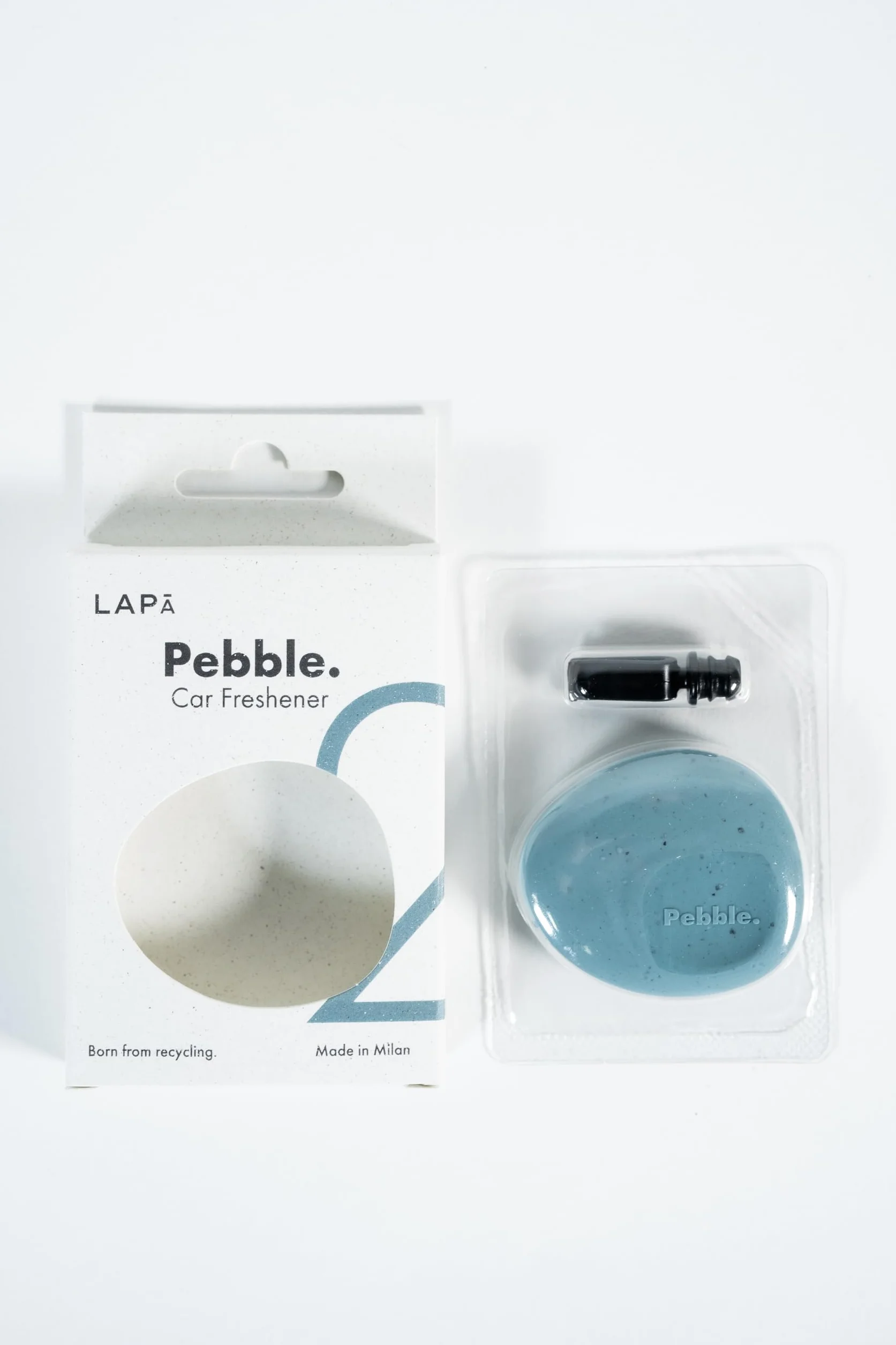 Pebble Profumatore Auto Premium 60 Giorni Fragranza Costante Design Soft-Touch Plastica Riciclata H2O