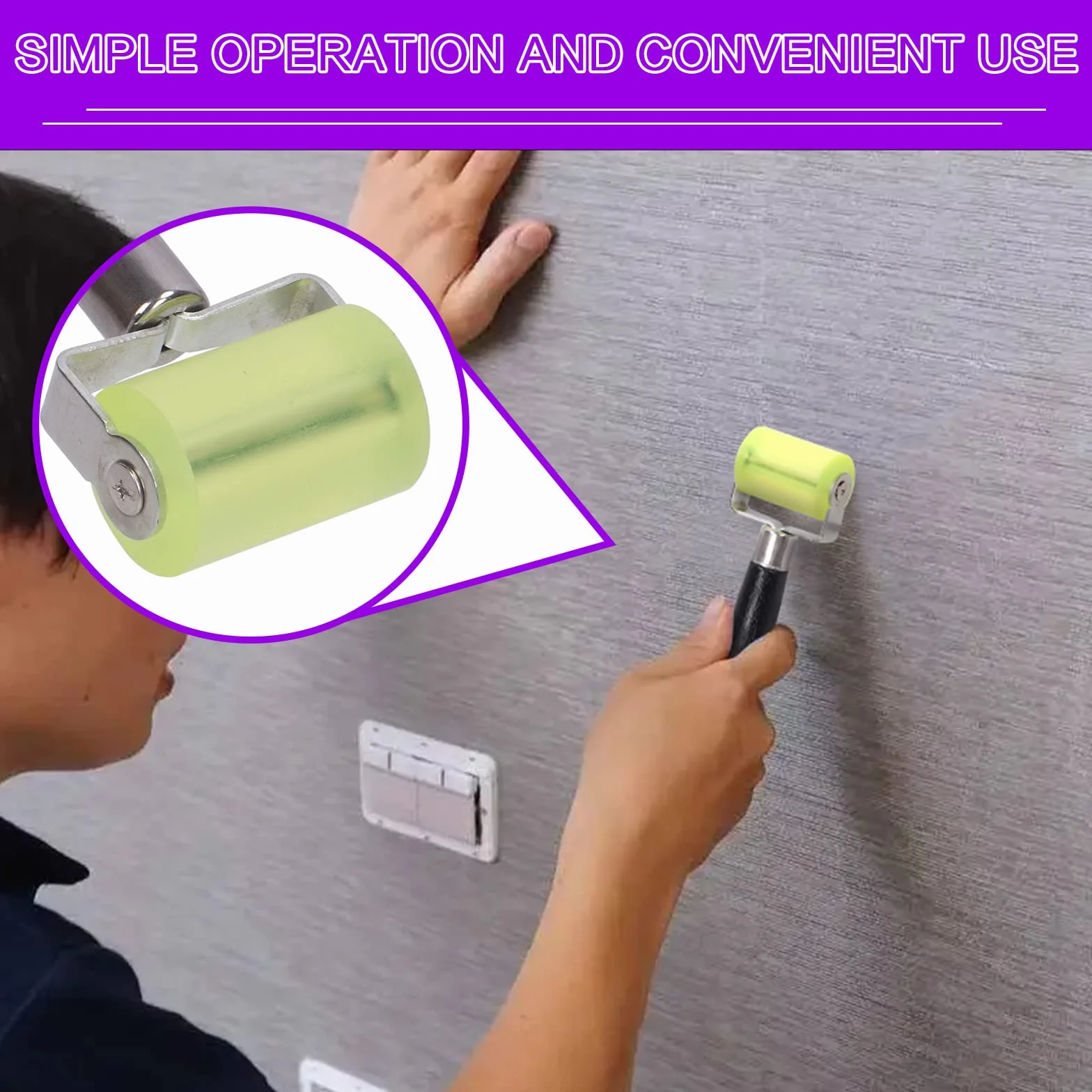 Swpeet Kit di 2 rulli fonoassorbenti (3 cm e 5 cm) – Rullo di gomma professionale per applicazioni di isolamento e impermeabilizzazione automobilistiche