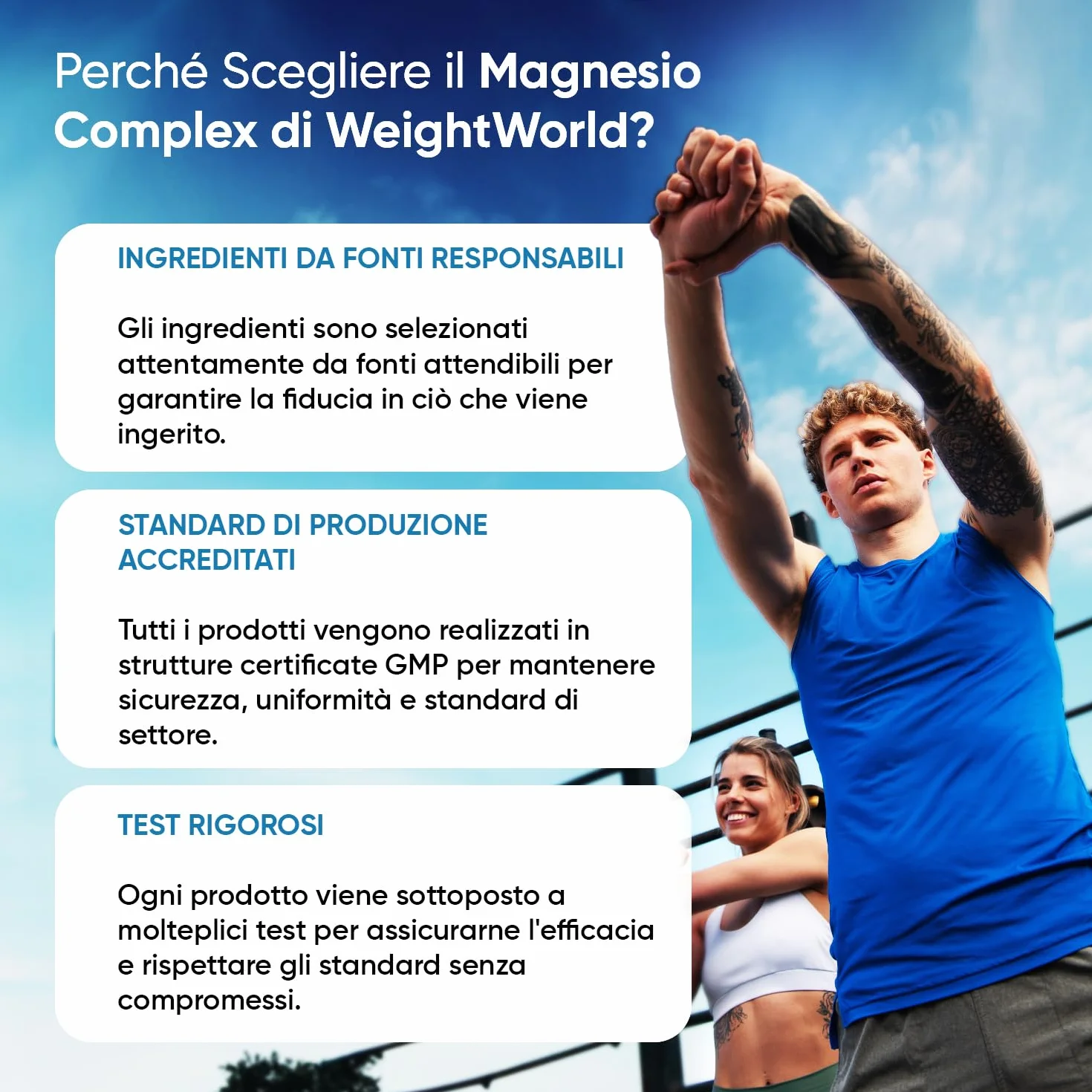 Magnesio Completo Vegano 490mg 180 Capsule, Magnesium Complex 4 in 1 con Bisglicinato e Citrato