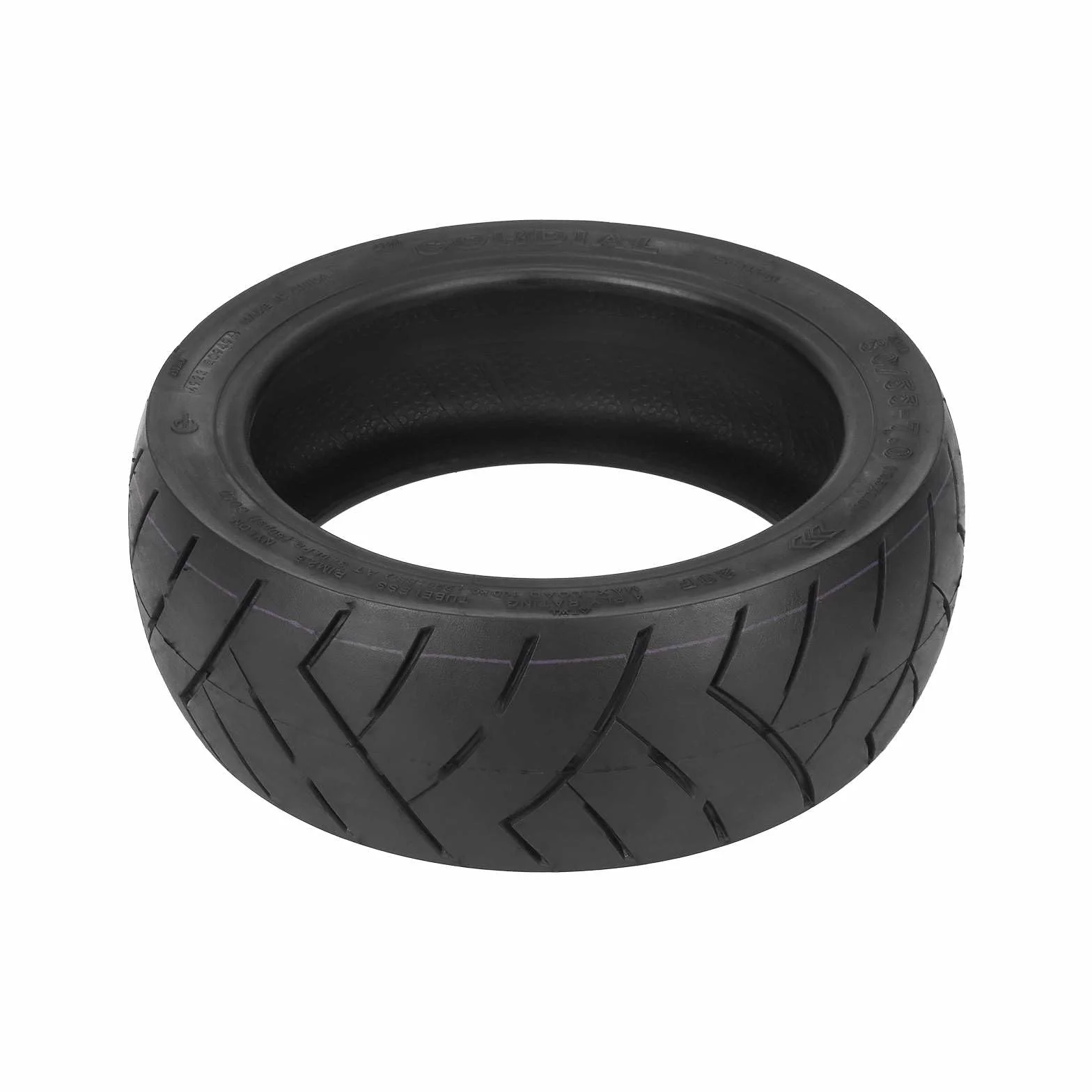 Lot de 1 pneumatico Tubeless 80/55-7,0 (10,5 x 3,0) per scooter elettrico Segway Ninebot P65D, 10,5", pneumatico di ricambio, pneumatico senza camera d'aria, resistente, antiscivolo, in gomma per