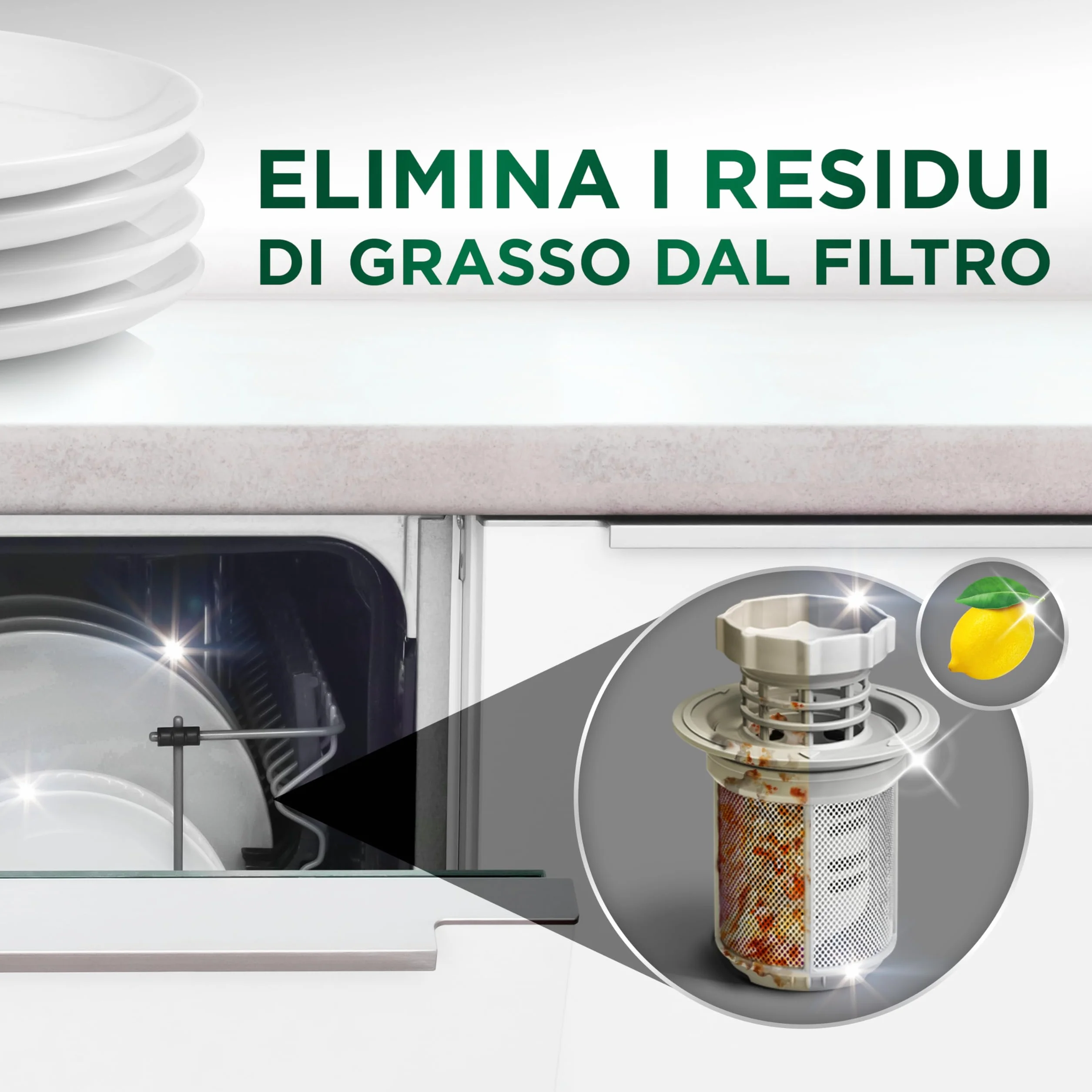 Fairy Platinum Detersivo Pastiglie Lavastoviglie Brillantante, 180 Capsule, Limone