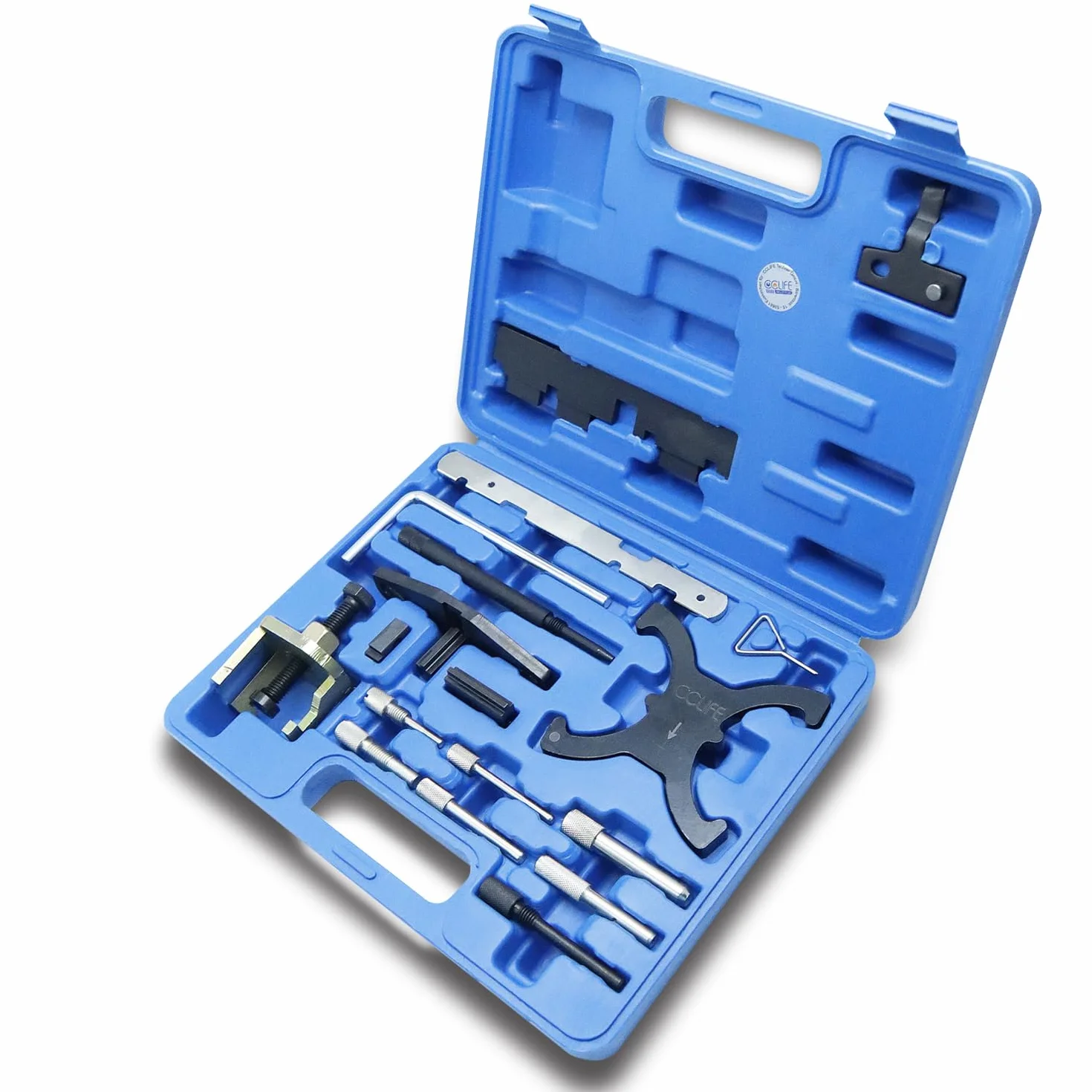 CCLIFE Motore Timing Tool Kit Compatibile PSA Ford 1.25 1.4 1.6 1.7 1.8 2.0 TDCI