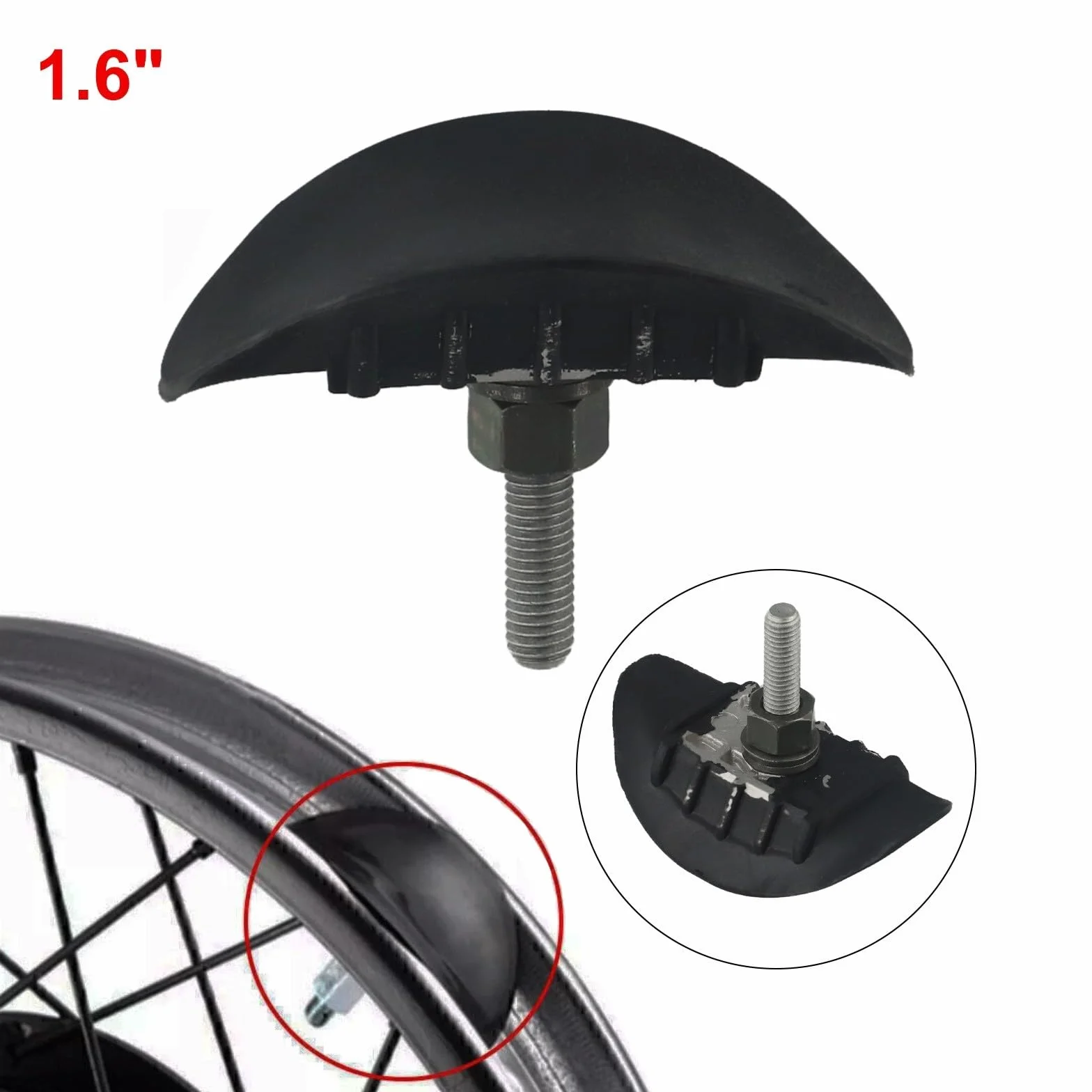 Morsetto per pneumatici moto cross Dual Sport alluminio gomma protezione cerchione 1.60