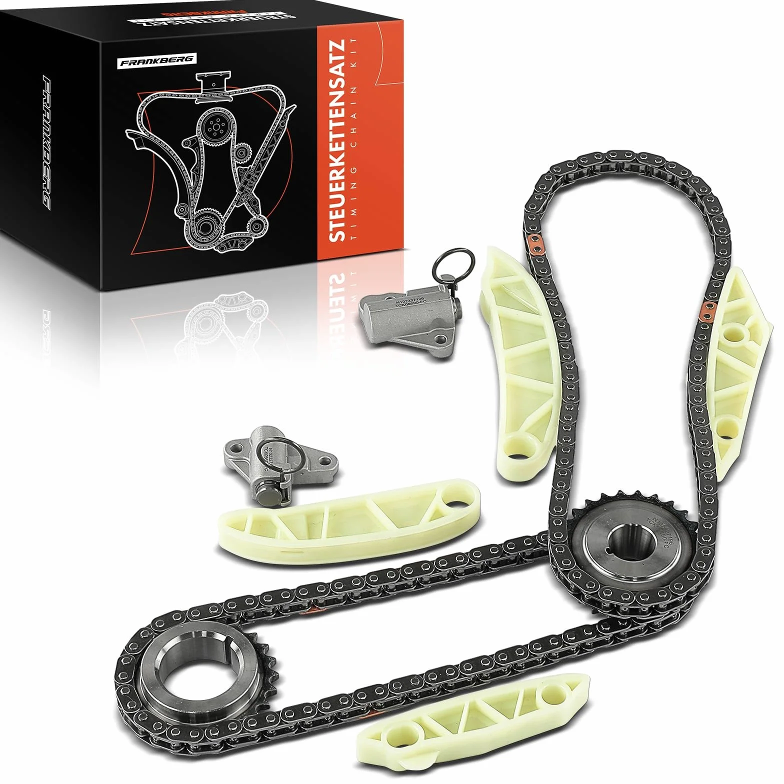 Frankberg Catene di distribuzione Diesel Compatibile con Sportage SL 2.0L Sportage QL QLE 2.0L Santa Fé II CM 2.2L Sorento II XM 2.2L iX35 EL ELH LM 2.0L Replace# 245102F000
