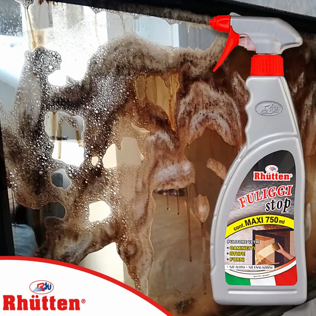 Fuliggi Stop Schiuma Disincrostante Vetri Interni Camini e Stufe 750ml