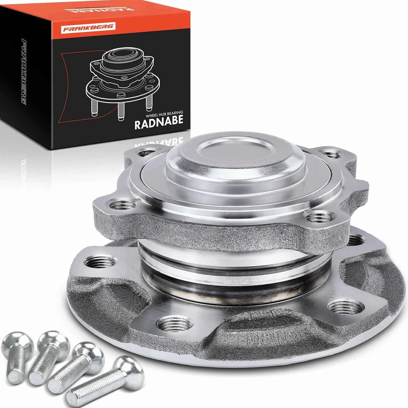 Frankberg Cuscinetto ruota Anteriore sinistra destra Ruota flangiata diametro 147 Con Anello magnetico ABS Compatibile con Serie 1 F20 Serie 3 Touring F31 2 Cabriolet F23 Serie 3 F30 F80 31206867256