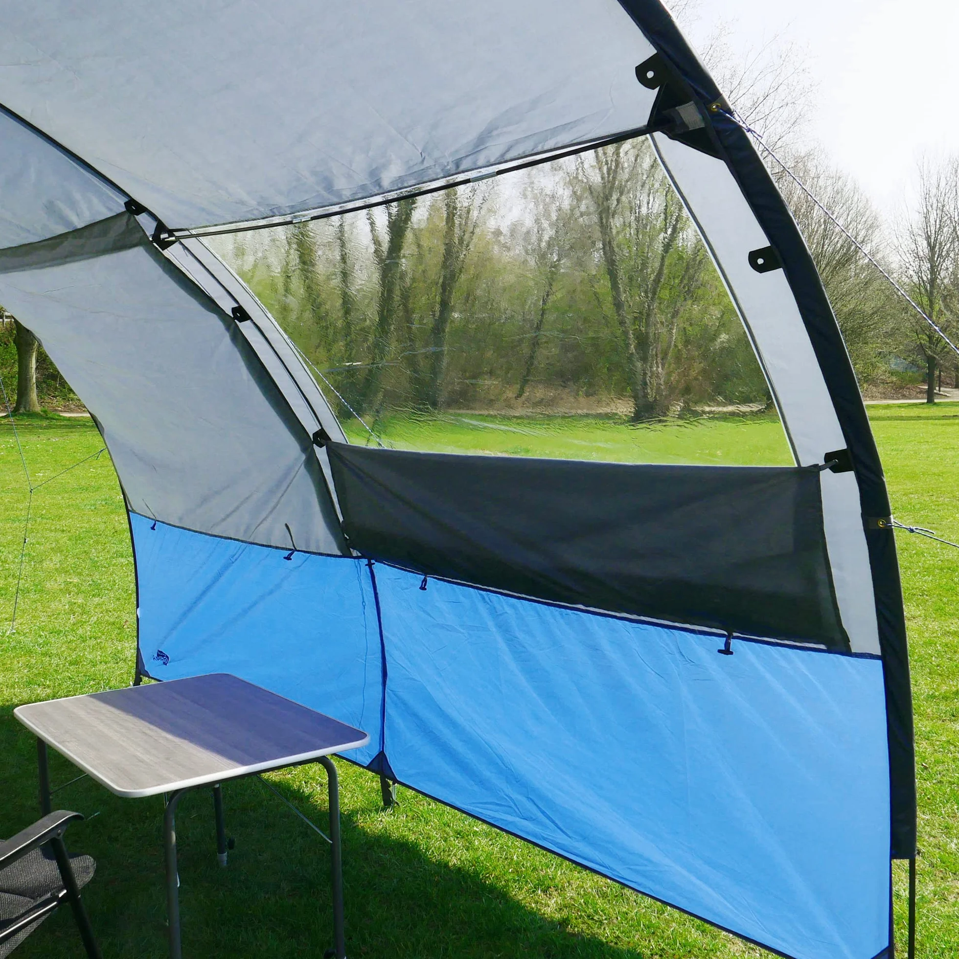 Tettoia per roulotte e camper Gear Riviera 4 misure 2-3,5m larghezza 260cm profondità protezione UV 50+