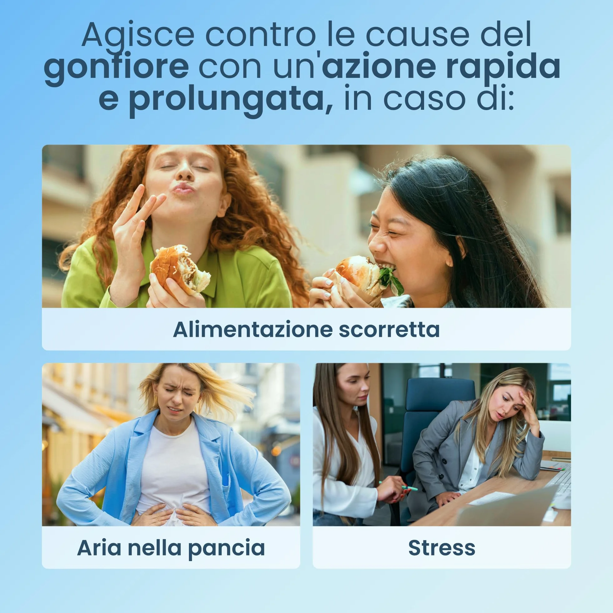 Enterogermina Gonfiore Probiotici Prebiotici Adulti Integratori Enzimi Digestivi Estratti Vegetali 40 Bustine