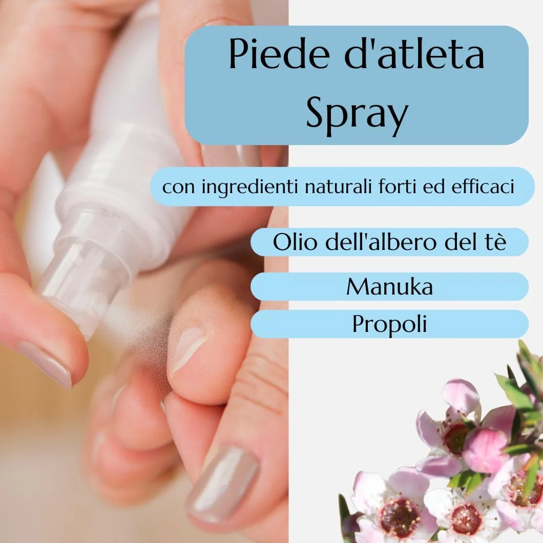 Green Idea Mycofoot Spray Piedi Antiodore Antibatterico - Tea Tree Manuka Propoli 50 ml