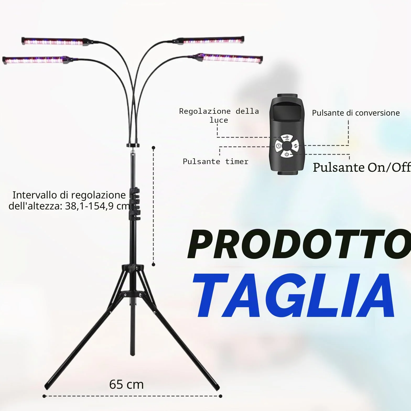 Solarium per la casa 460NM 490NM lampada abbronzante 60 W luce blu 432 LED doppio supporto