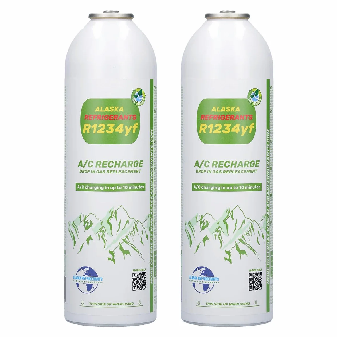 2 refrigeranti di ricambio per veicoli Alaska Refrigerants R1234yf