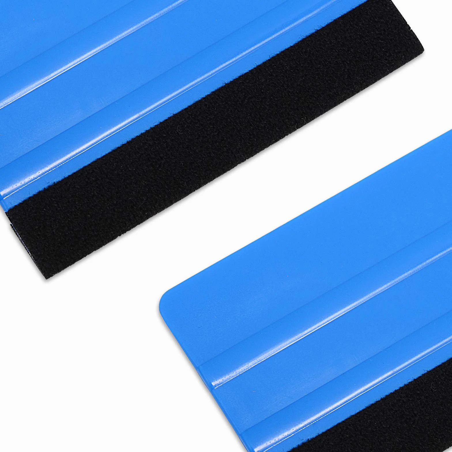 Ehdis 10 Pezzi Spatola Professionale con Feltro AntiGraffio Installazione Tool per Wrapping pellicola, pellicola per vetri, Pellicole protettive, pellicola vetri auto, Car wrapping (10 PCS, Blu-)