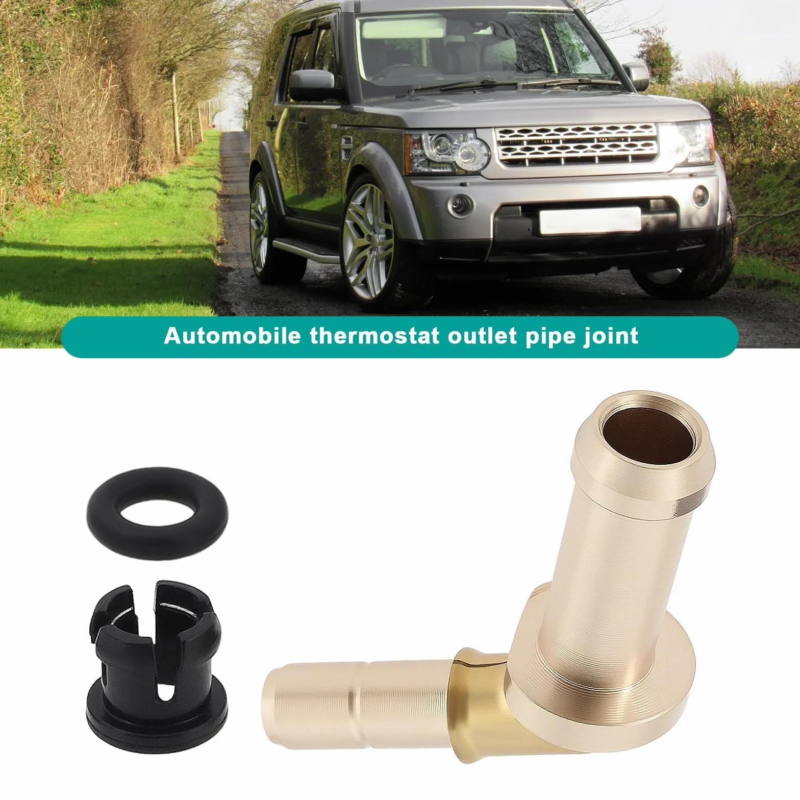 The Lord of the Tools 2x Connettore Per Tubo Di Uscita Dell'acqua Del Termostato LR049990 LR048474 Compatibile Con Range Rover Sport Discovery4