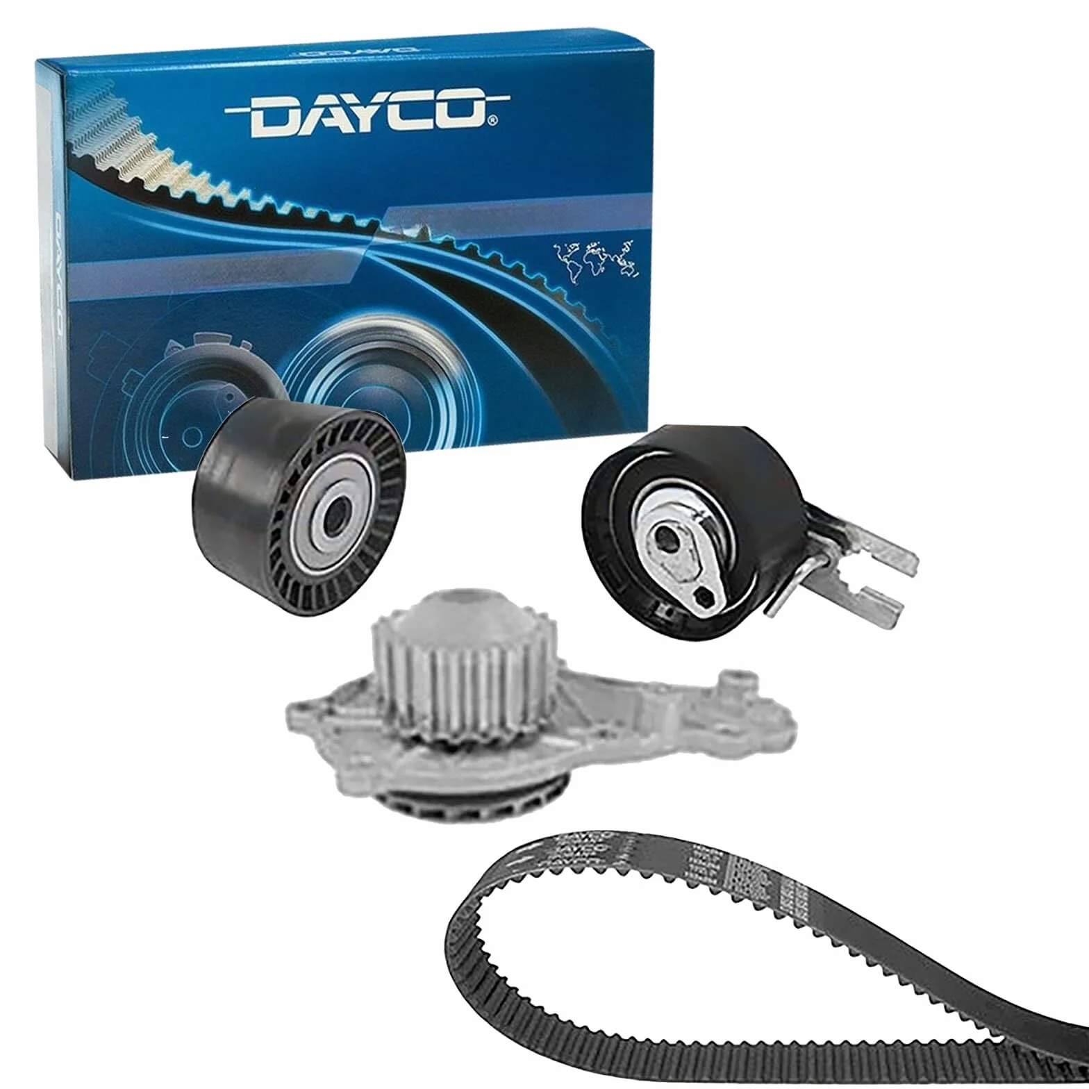 DAYCO KTBWP8570 KIT DISTRIBUZIONE CON POMPA ACQUA CI.C3-DS3-FO.B-MAX-FIESTA VAN-