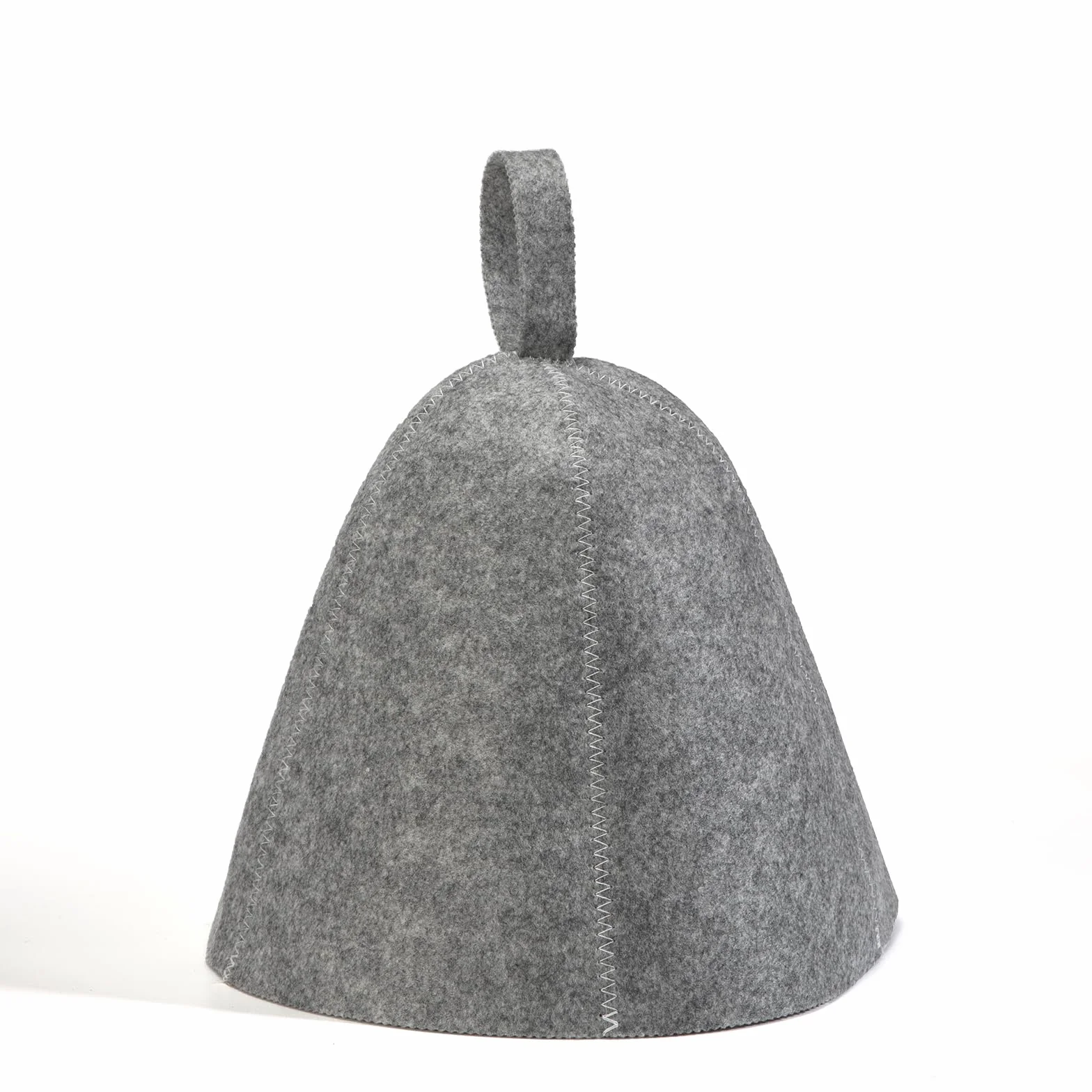 Cappello Da Sauna in Feltro Berretto Grigia Anticalore Protezione Testa Donna Uomo