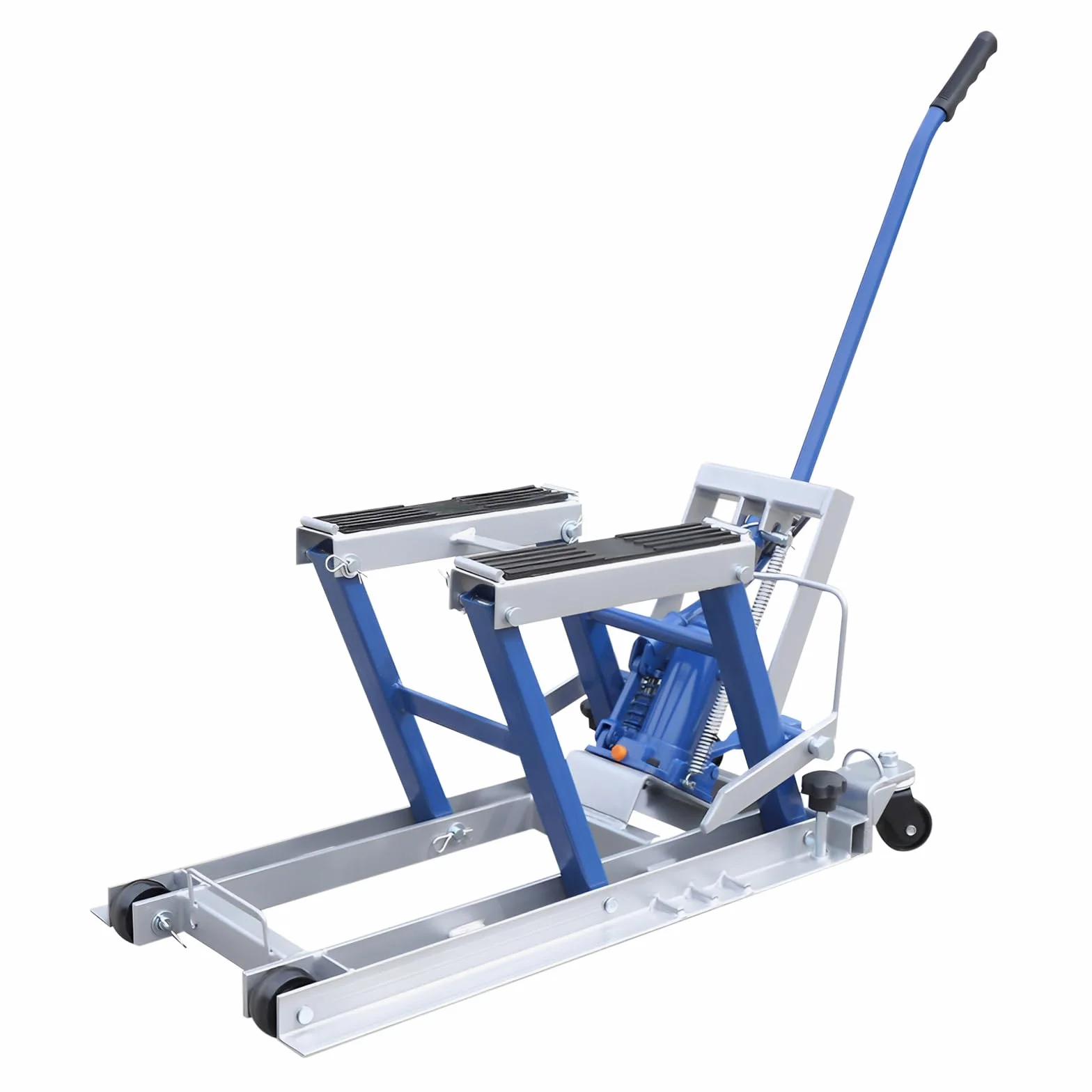 Sollevatore per Moto 680 kg 12-38,7 cm Altezza Regolabile Blu Argento