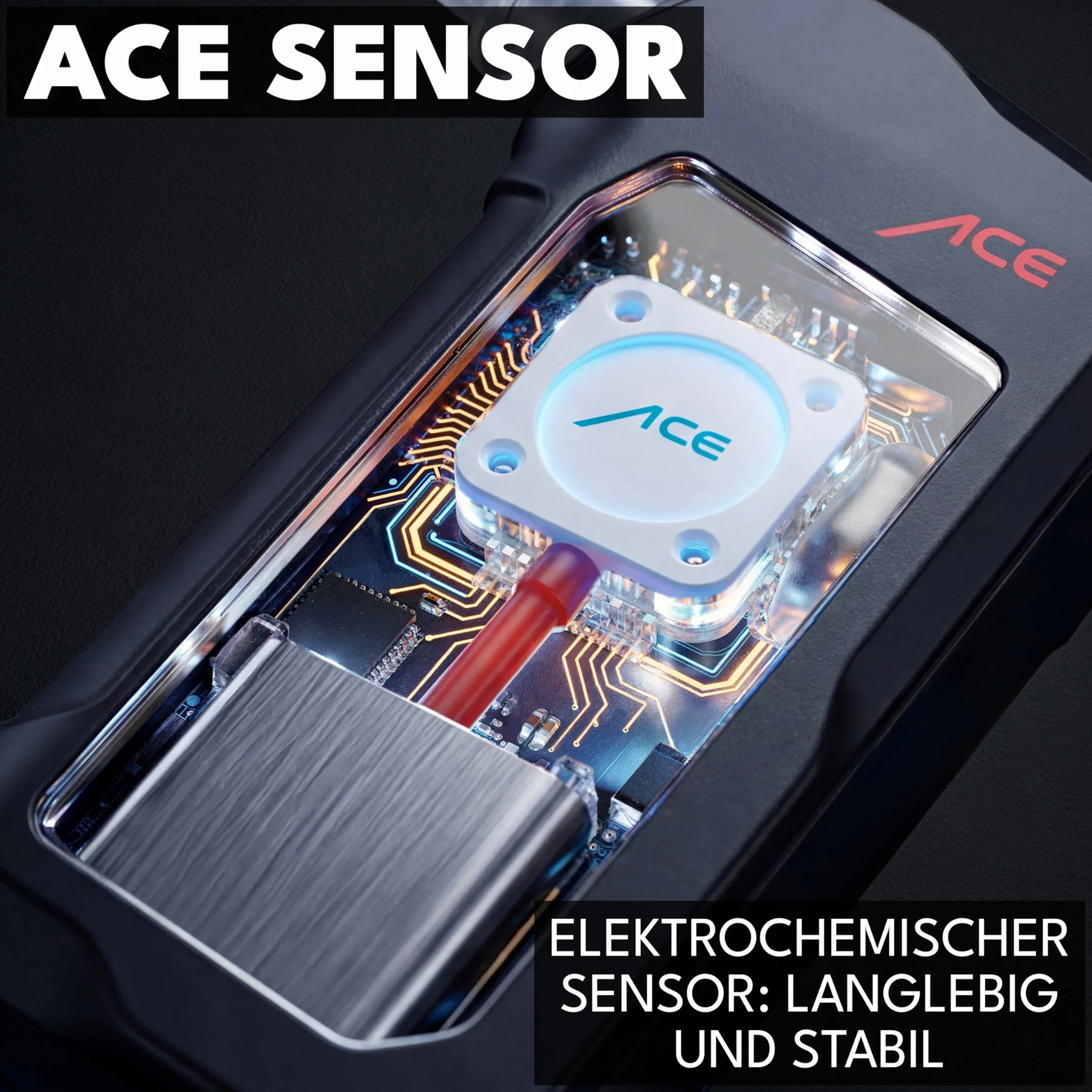 Etilometro ACE Q - Etilometro calibrato con precisione poliziesca 98,7%