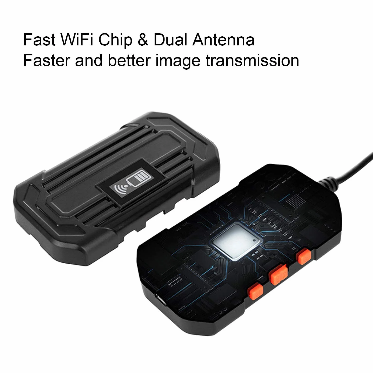 Endoscopio di ispezione WiFi 1080P 3.9mm F240 wireless industriale 2m