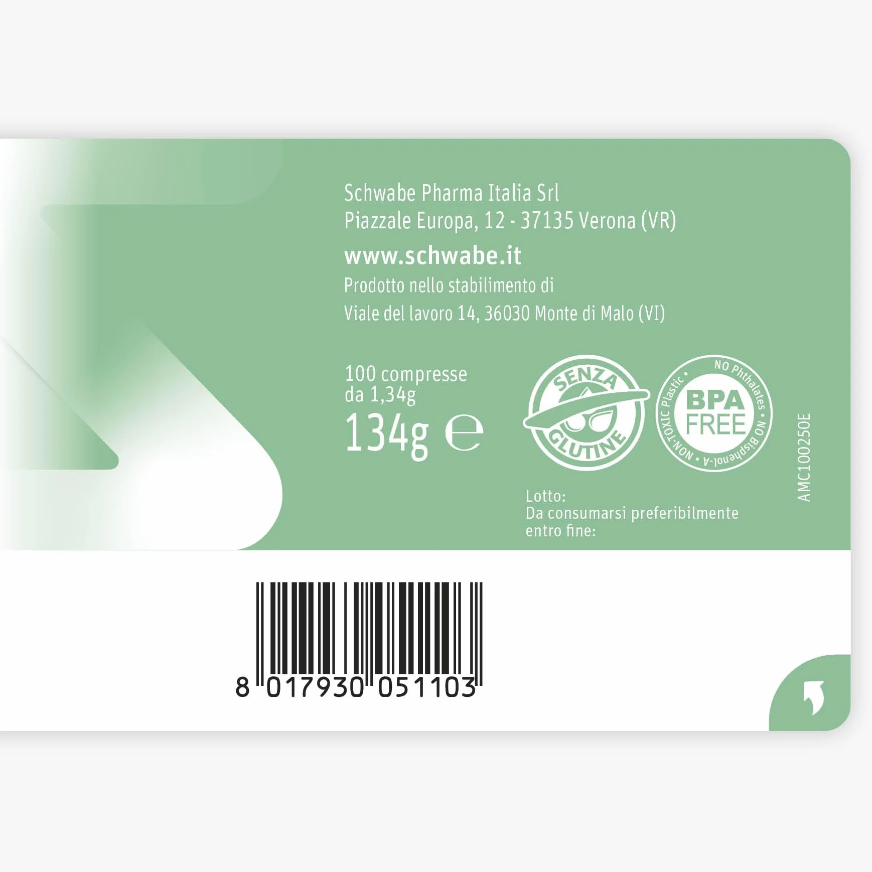 Pegaso Aximagnesio Integratore Alimentare di Magnesio, 100 Compresse, 134 g