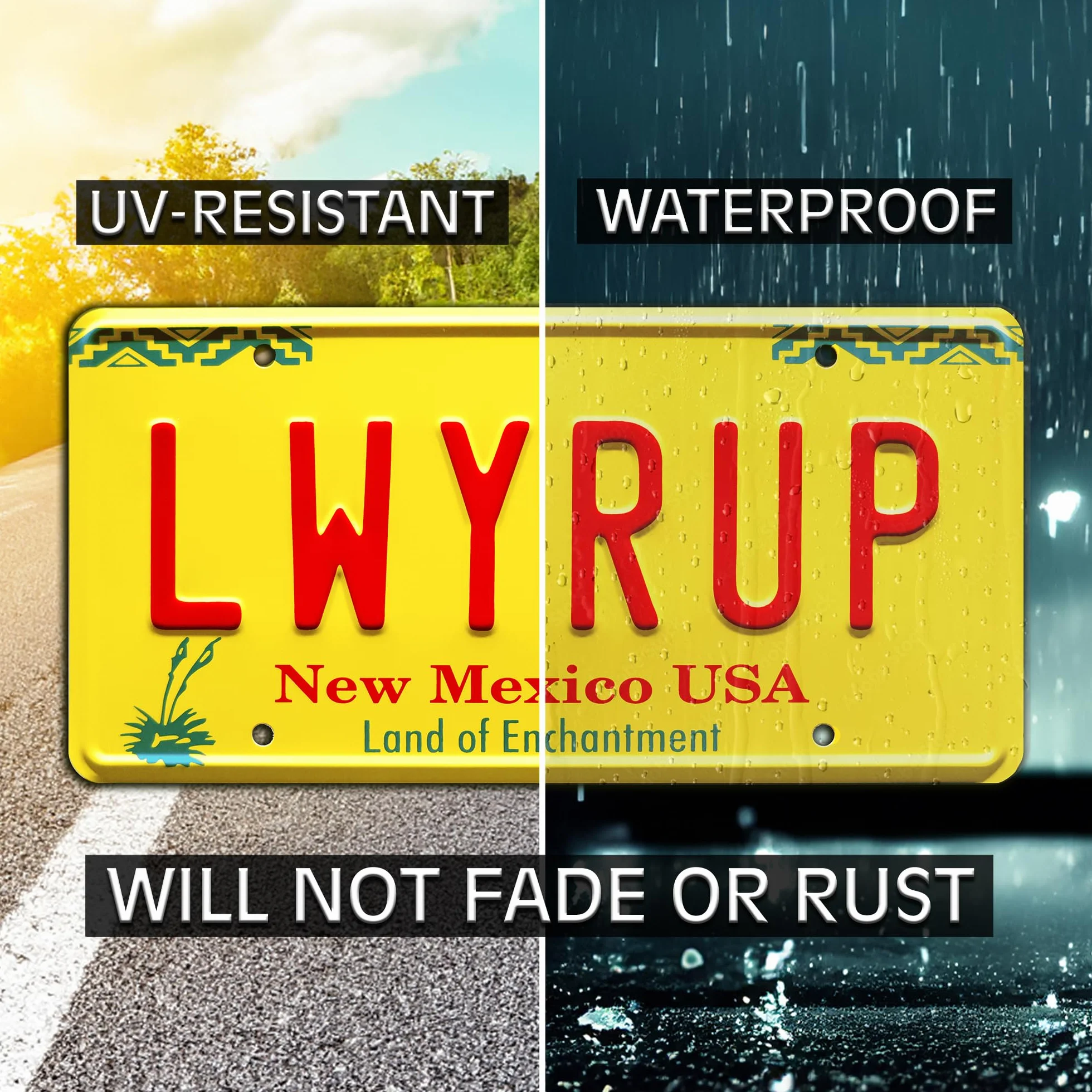 Breaking Bad | THE CAPN + LWYRUP | Metal Stamped License Plates