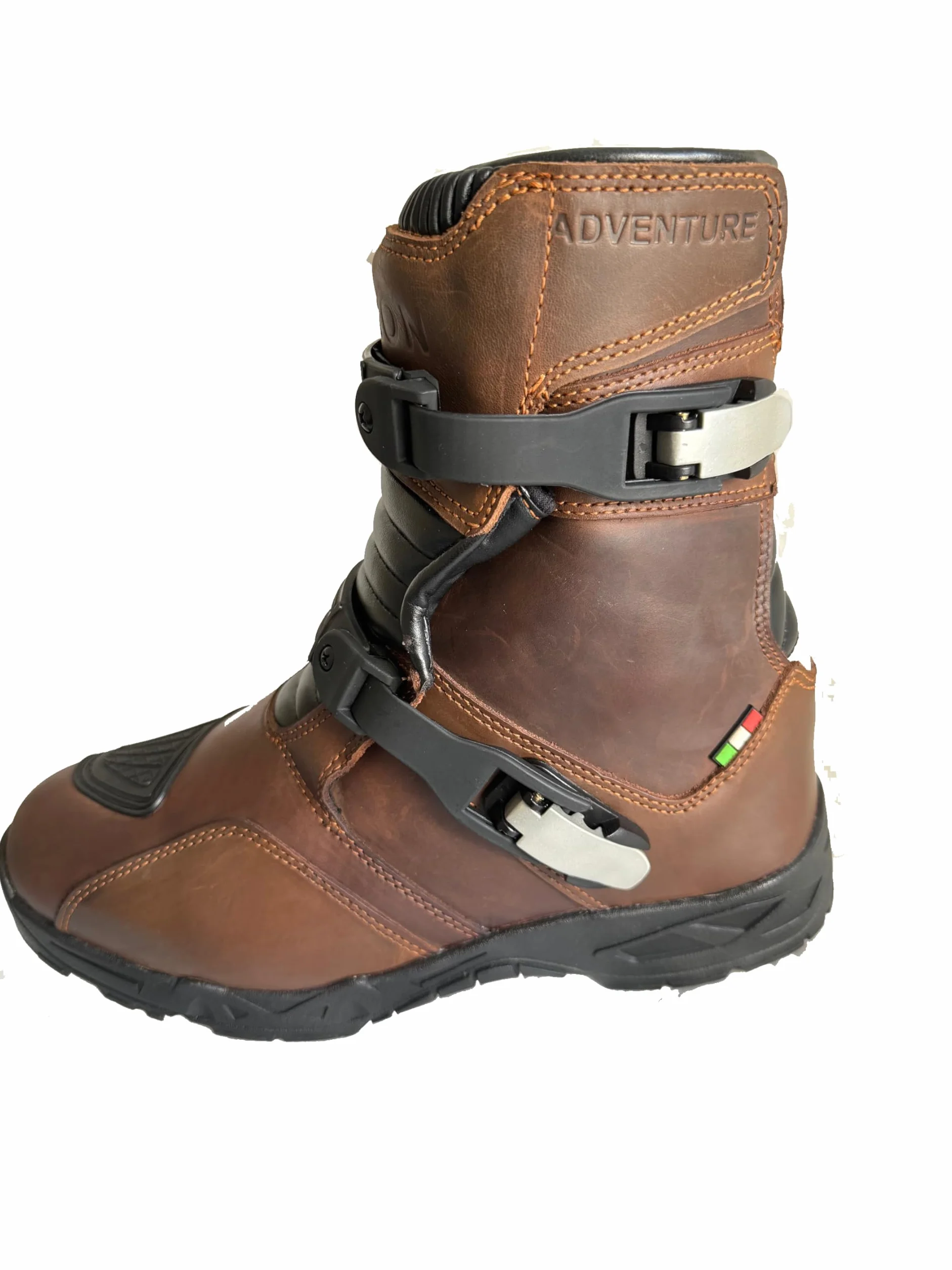 EVIRON Stivali da moto Adventure Low in pelle MX Off Road.