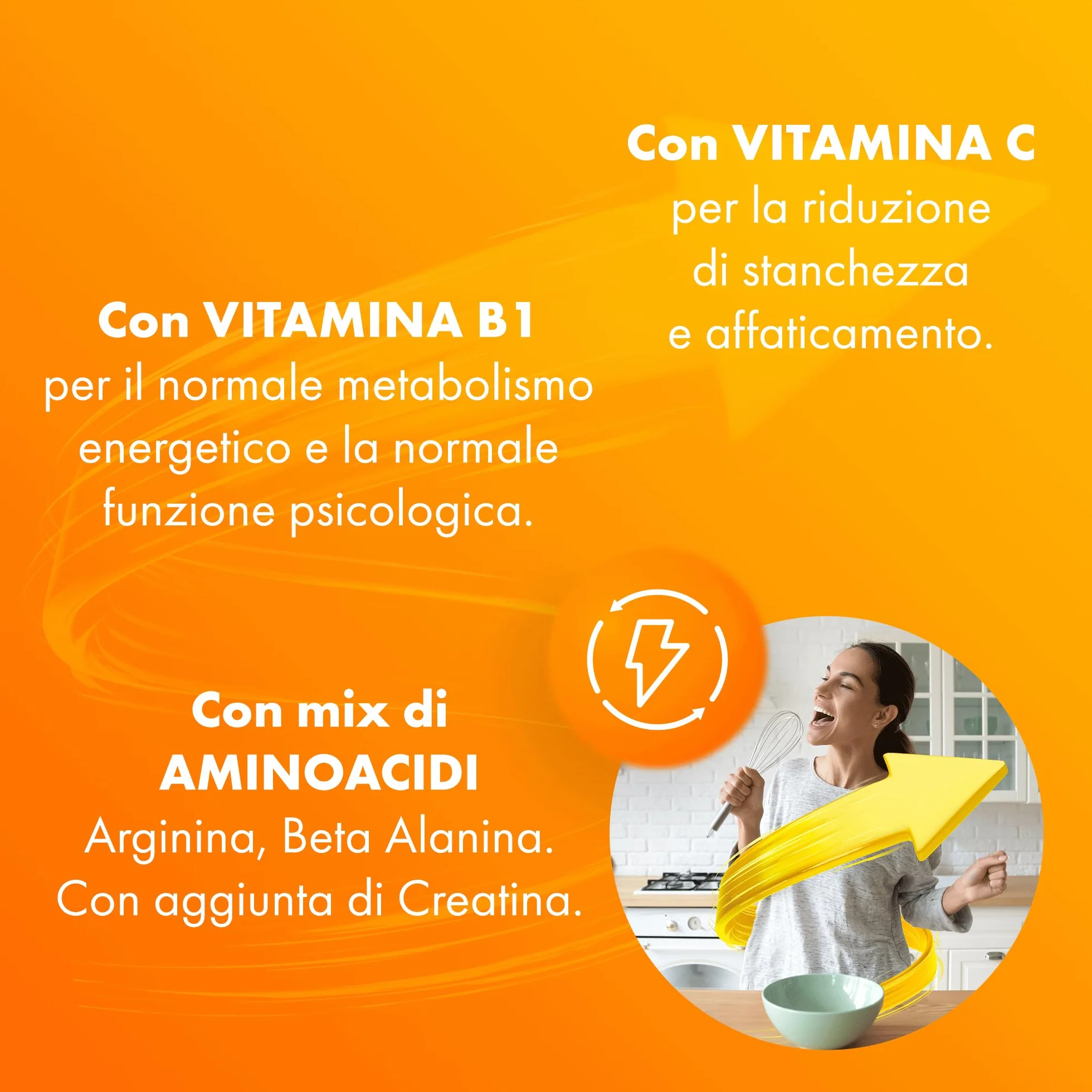 Sustenium Plus Integratore Energizzante Aminoacidi Vitamine Minerali 22 Bustine