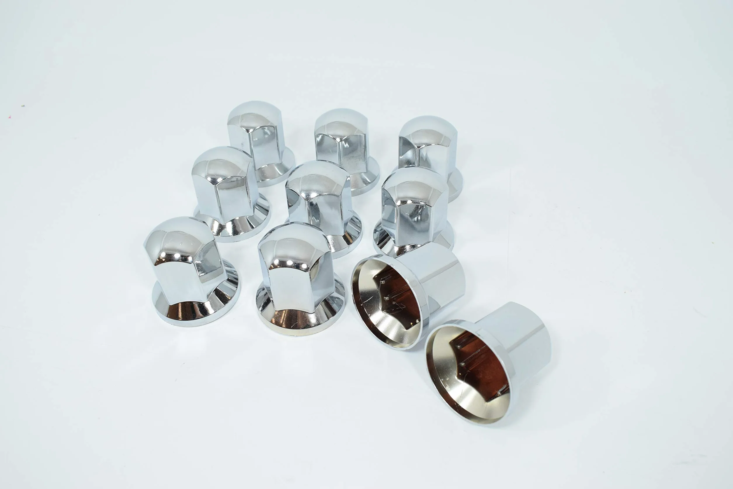 MGF 40 cappucci per bulloni in plastica cromata, profondità 32 mm, copribulloni per camion, rimorchi